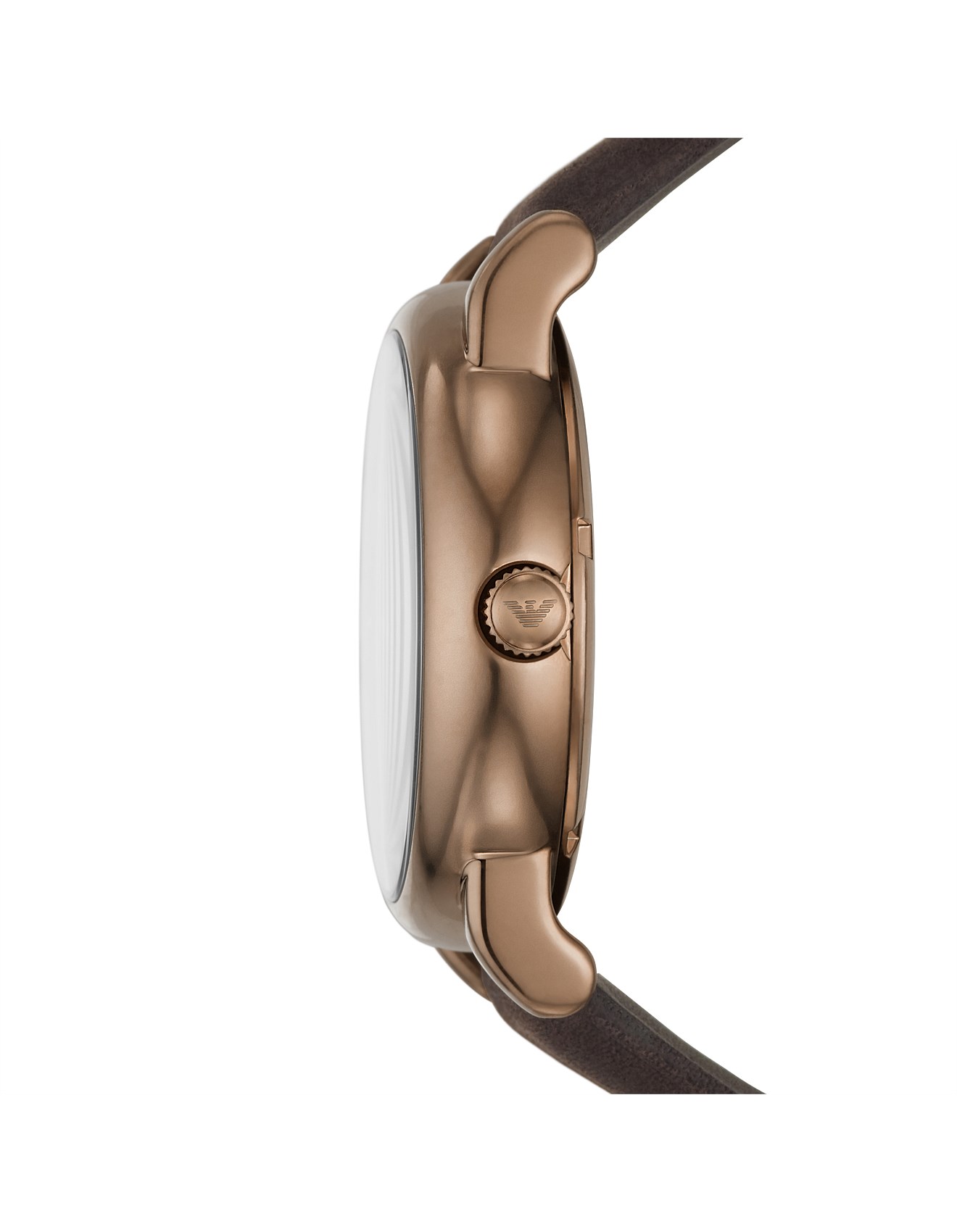 Emporio Armani Brown Analogue Watch David Jones