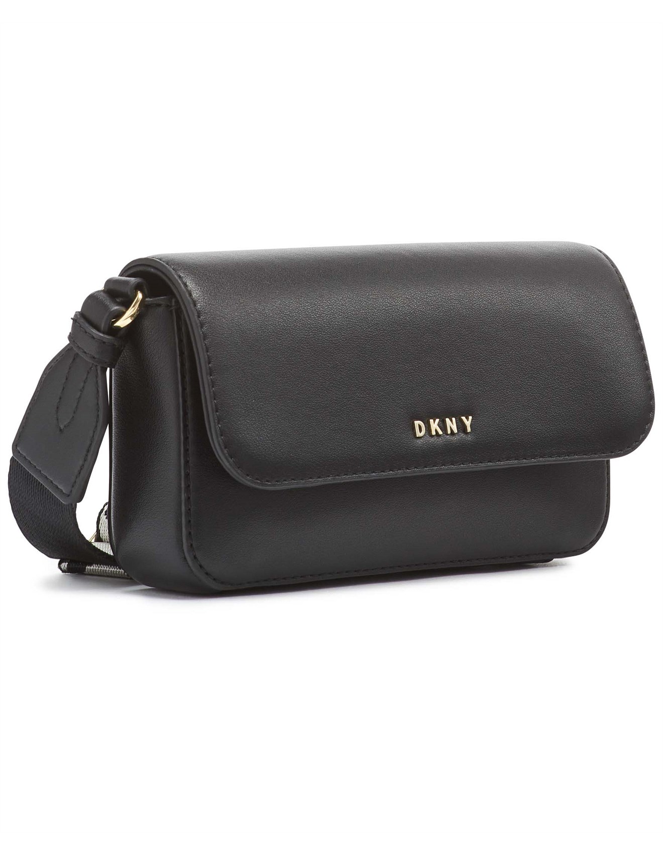 Dkny Winonna Black Flap Crossbody Bag David Jones