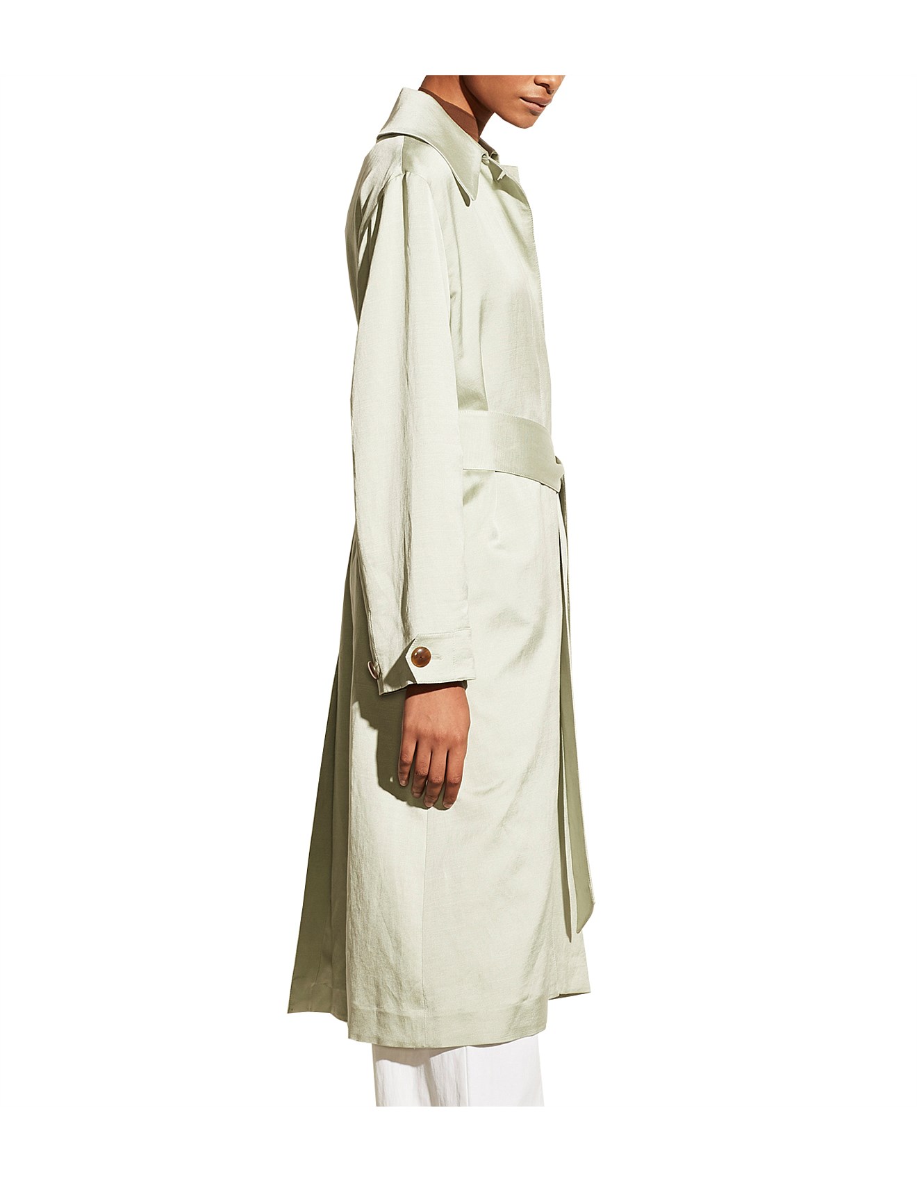 Vince Belted Long Coat David Jones