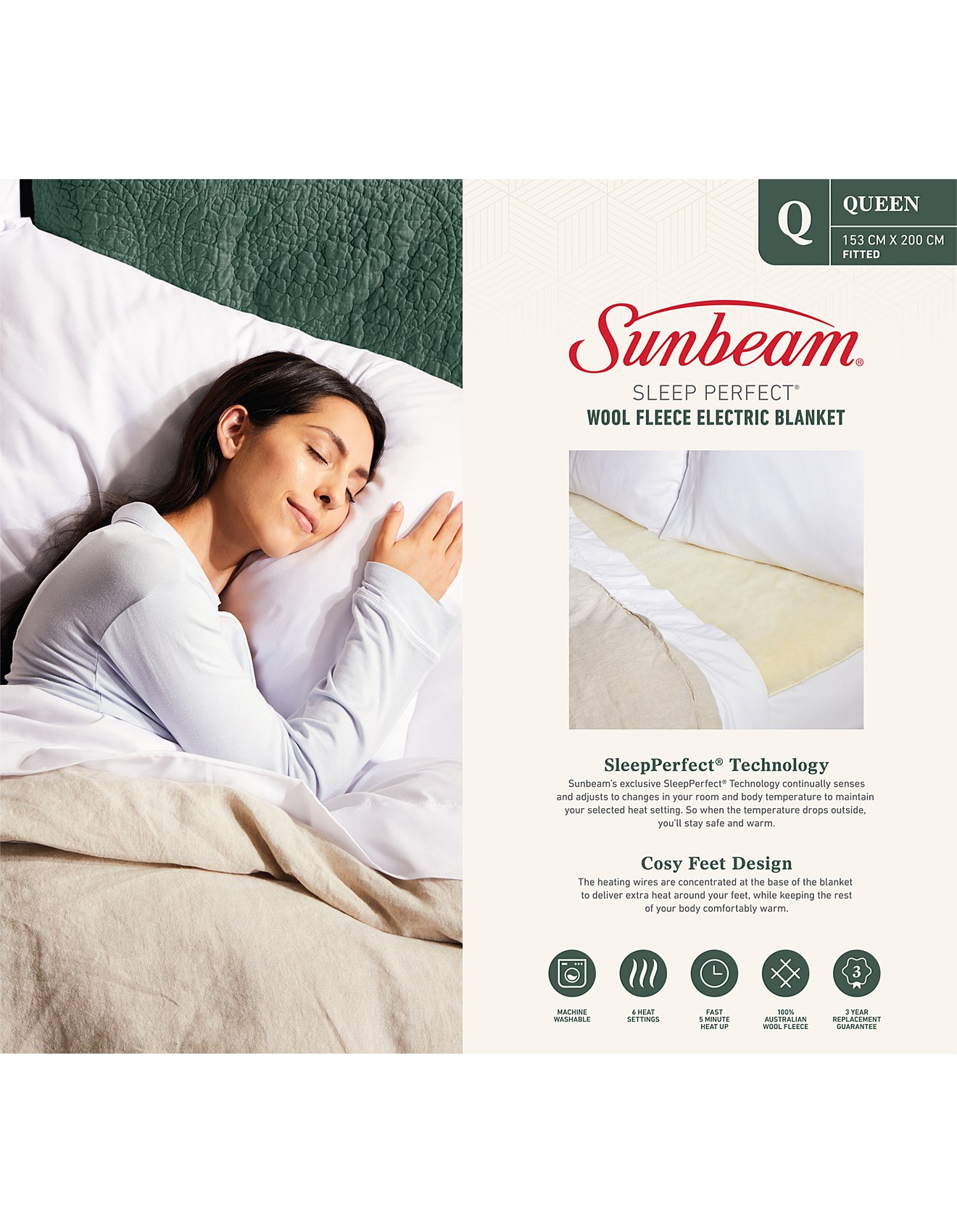 Wool Blanket Heated Throw David Jones David Jones Electric Throw