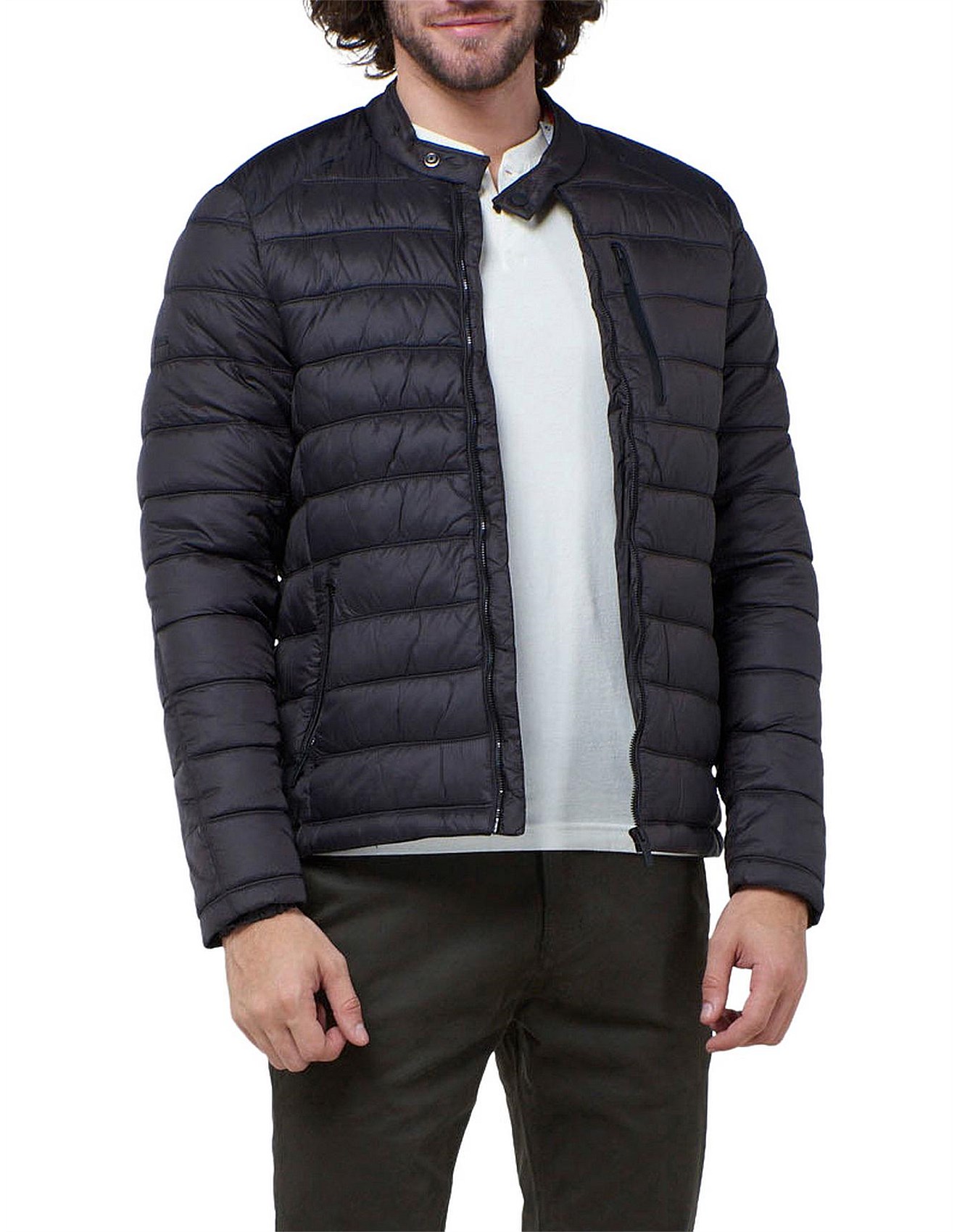 ubuy superdry commuter quilted biker jacket