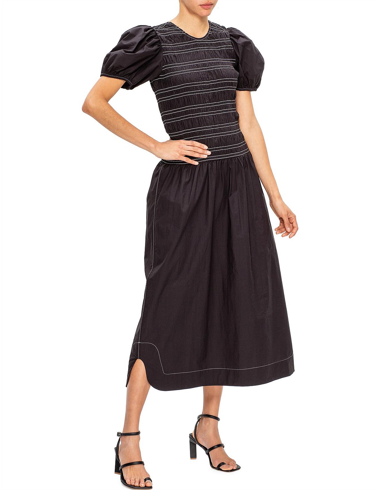 organic cotton smock dress