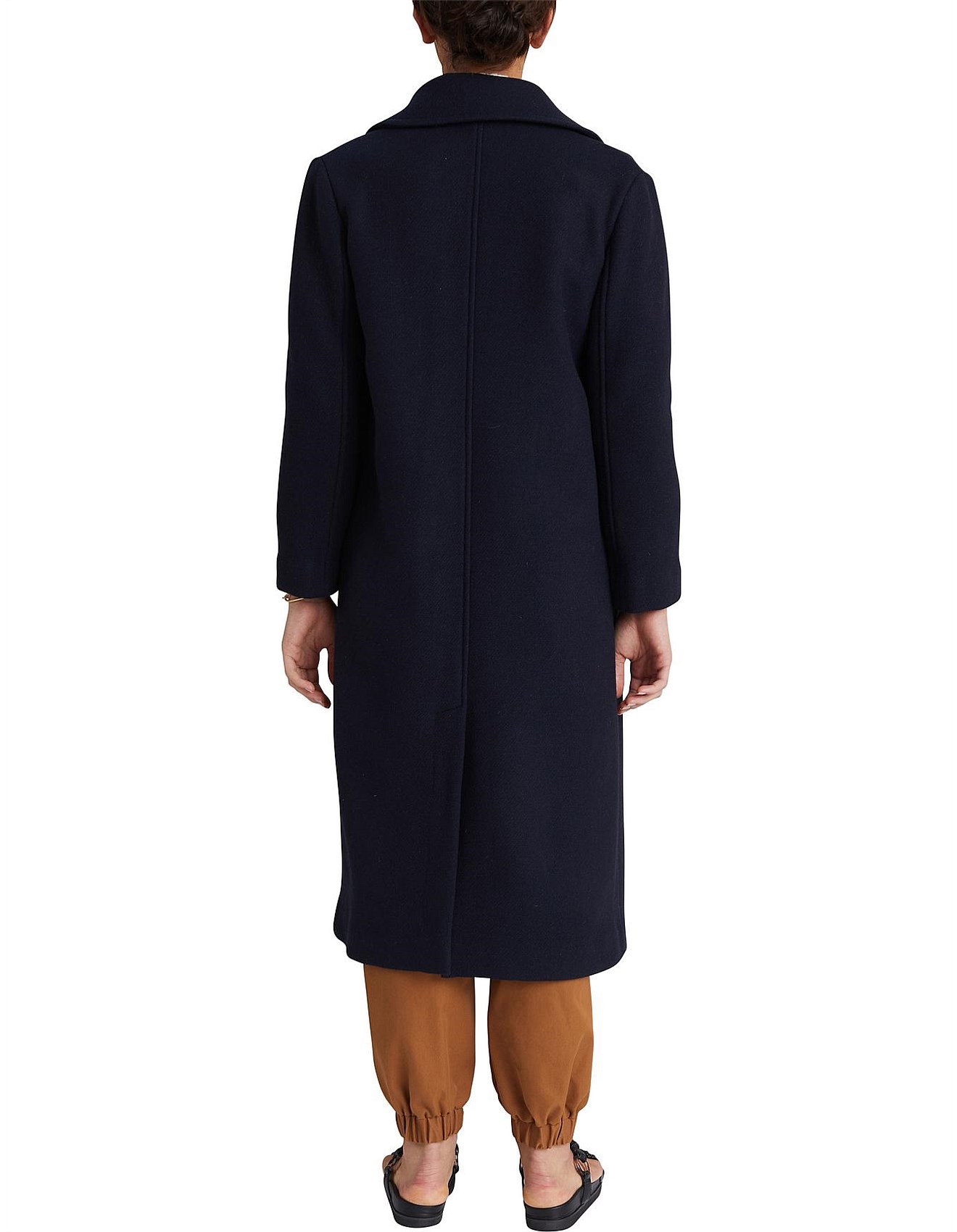 Bec + Bridge Harrison Navy Coat David Jones