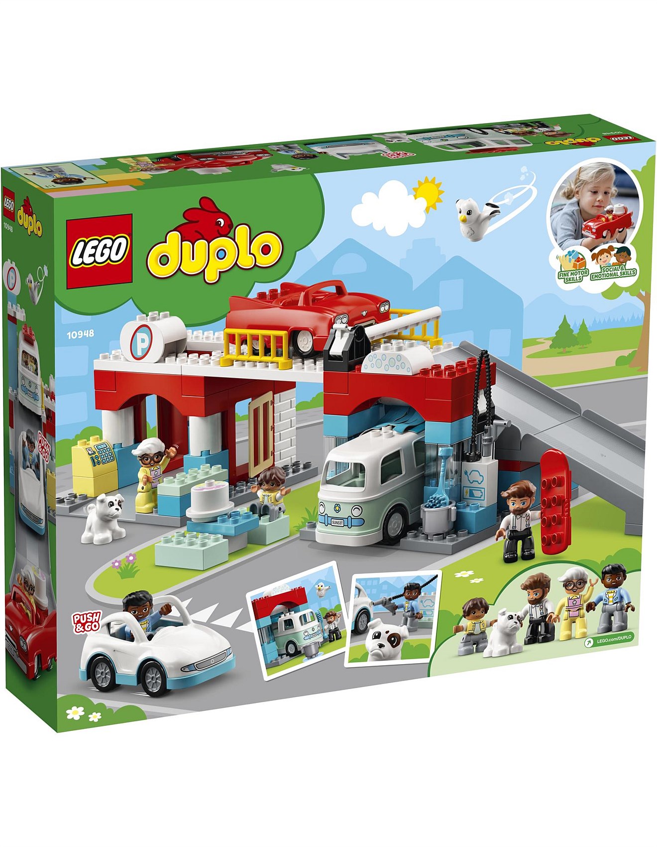Lego Duplo Parking Garage and Car Wash 10948 David Jones