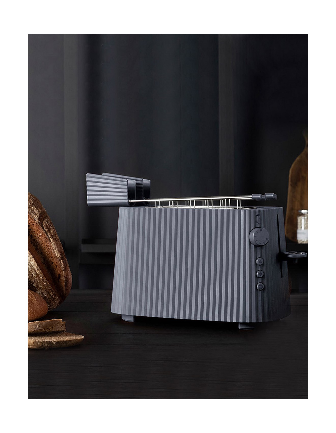 Alessi Plisse Electric Toaster Grey David Jones