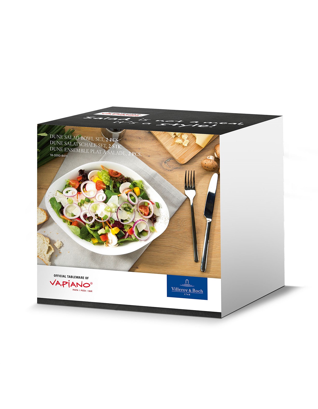 Villeroy Boch Vapiano Salad Bowl Set 2-piece David Jones
