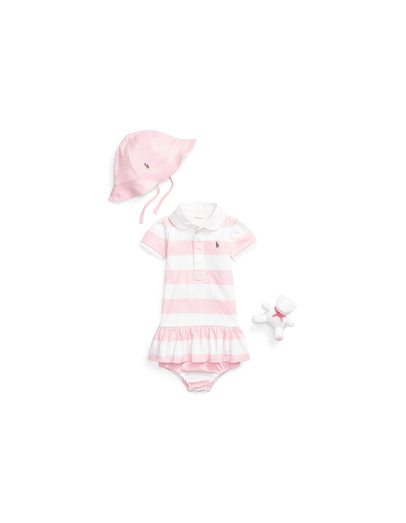 Polo Ralph Lauren Piece Polo Dress Sun Hat Rugby Gift Box Set