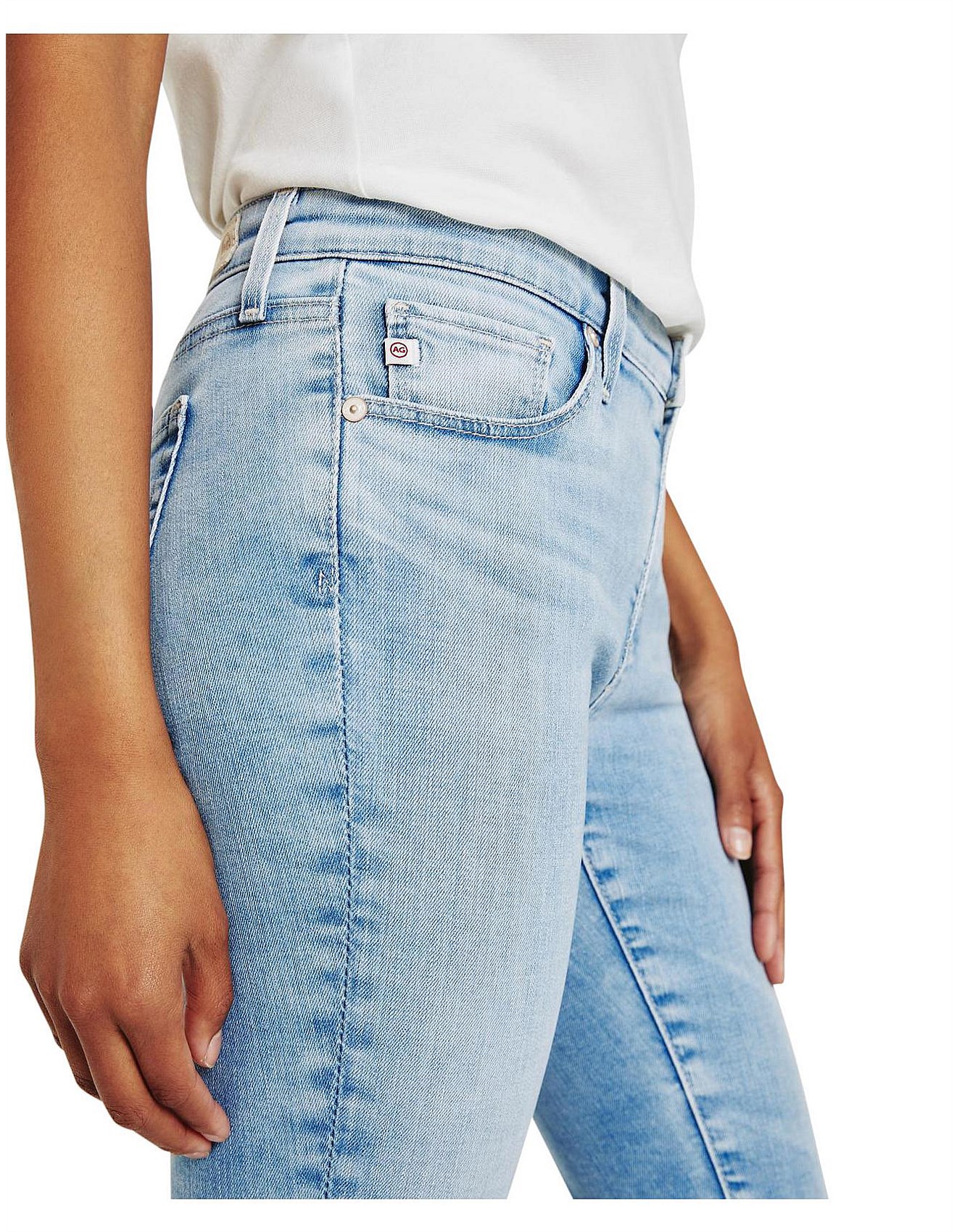 Ag Adriano Goldschmied High Rise Legging Antics Blue Ankle Jean David