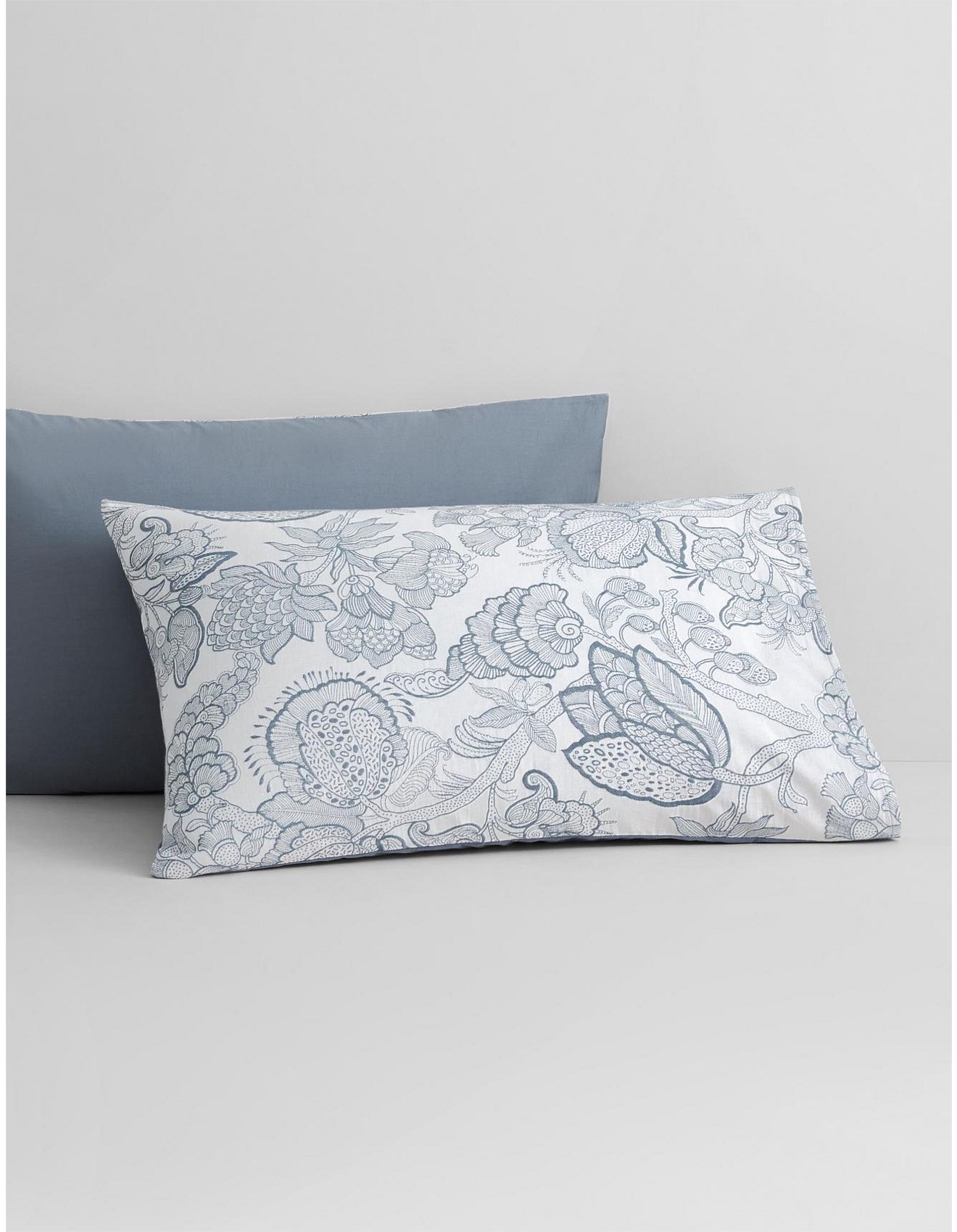 Sheridan Drayson King Standard Quilt Cover In Slate Blue David Jones