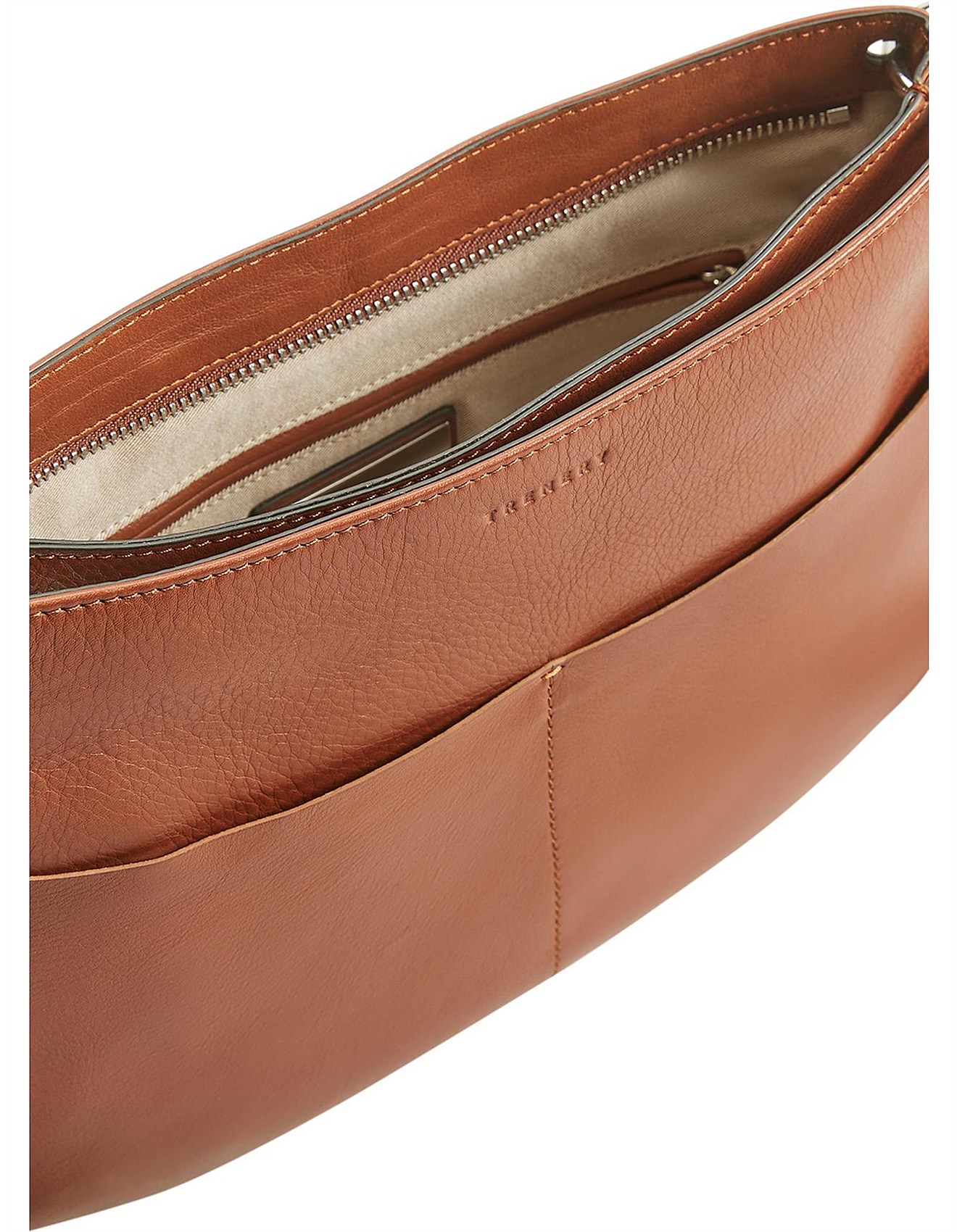 Trenery Leather Handbag With Adjustable Strap David Jones