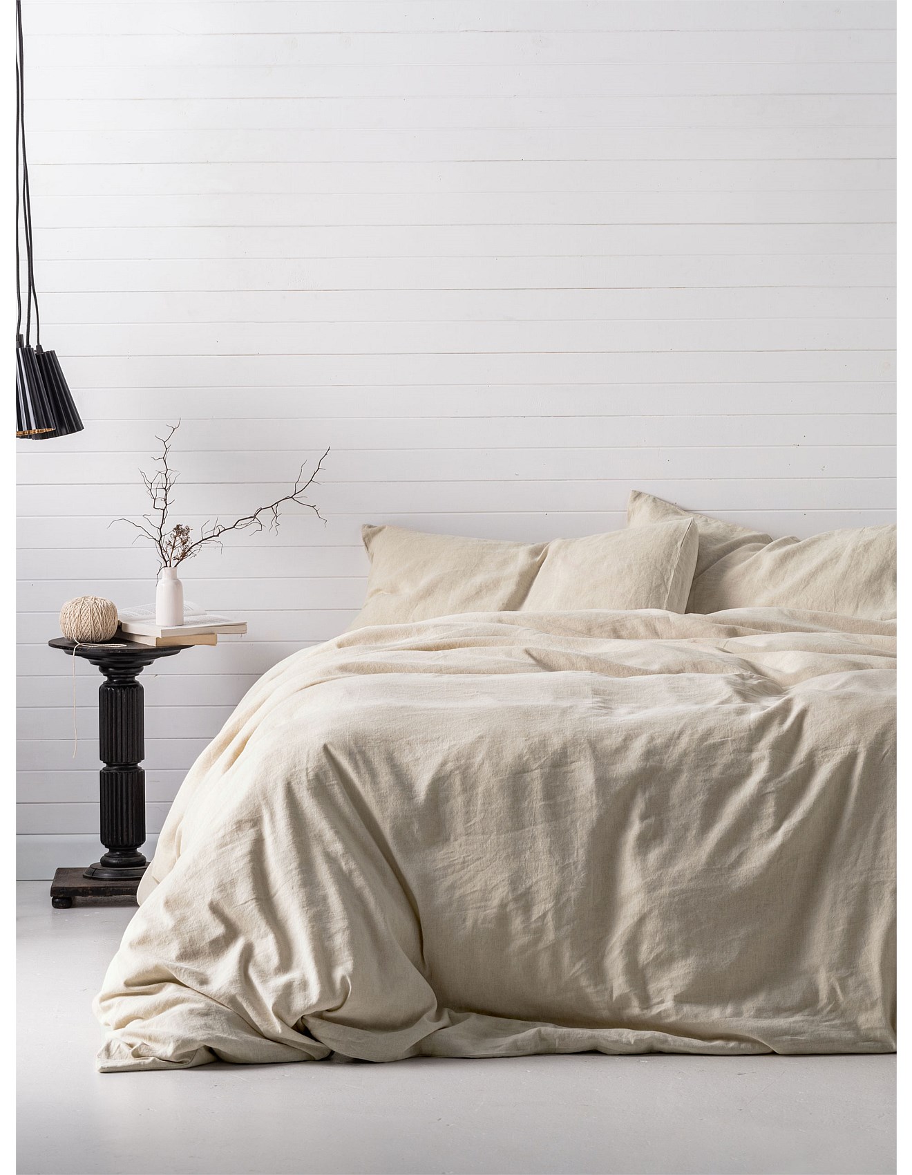 David Jones Washed Linen European Pillowcase David Jones