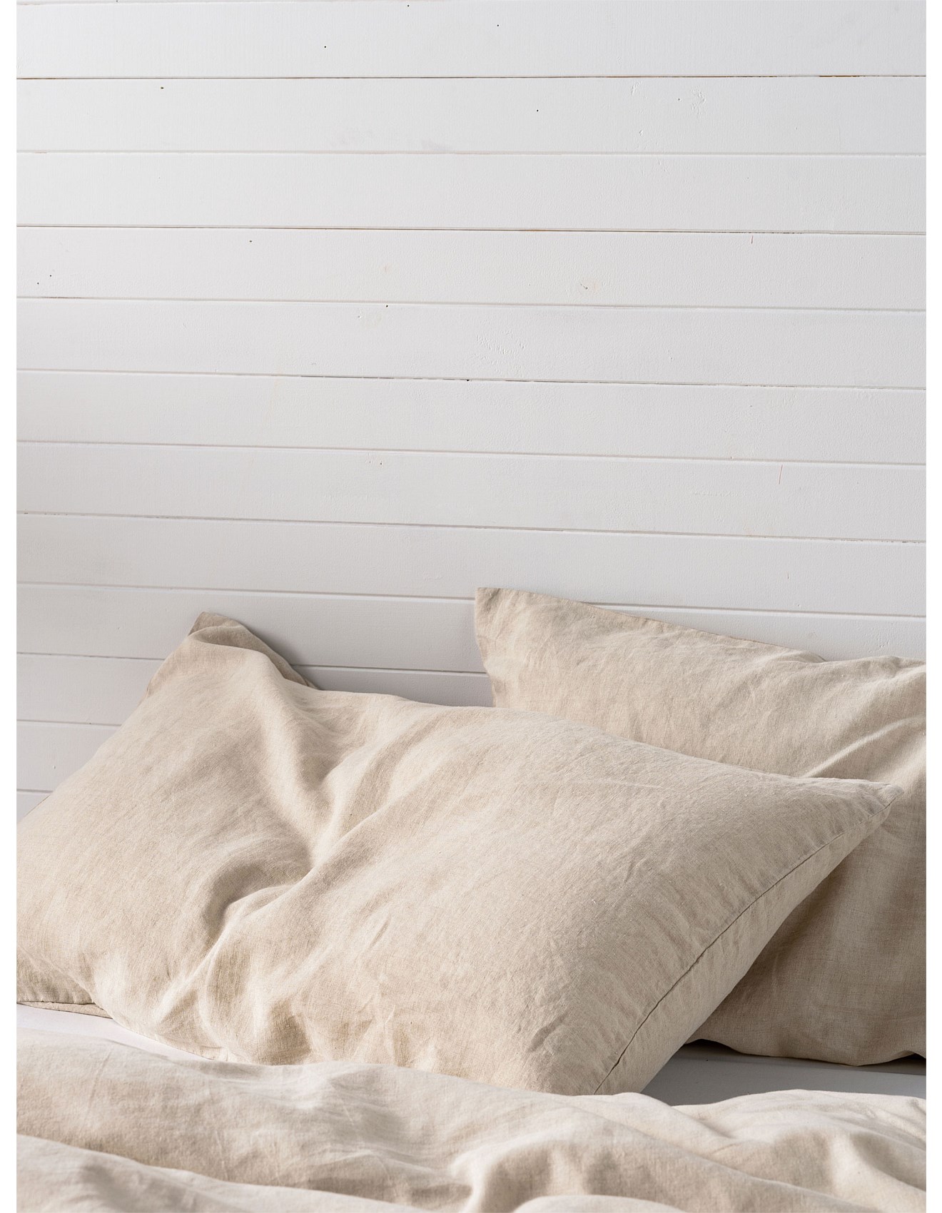 David Jones Washed Linen European Pillowcase David Jones