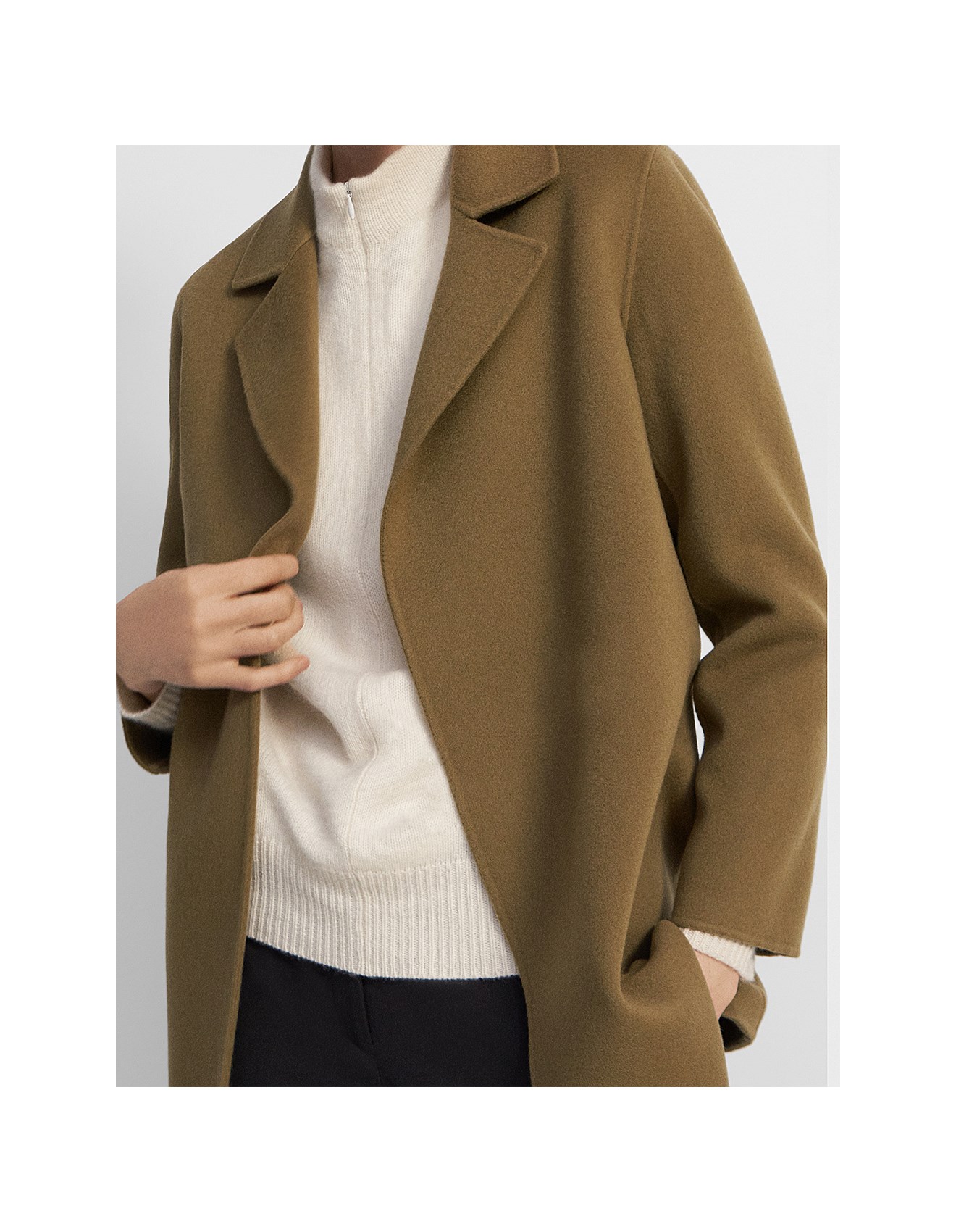 Theory Clairene Open-front Wool-cashmere Jacket | David Jones