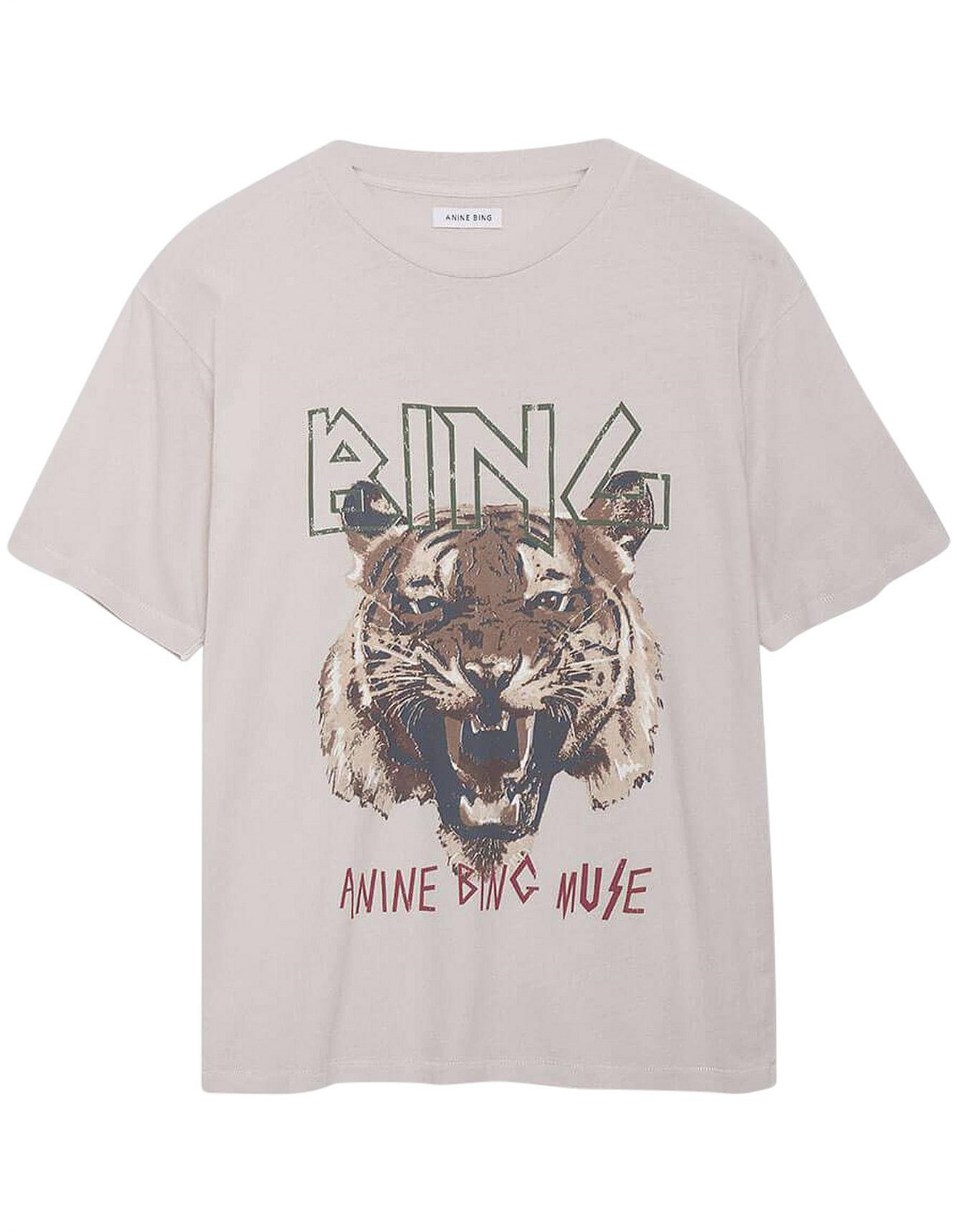 Anine Bing Tiger T-shirt Stone David Jones