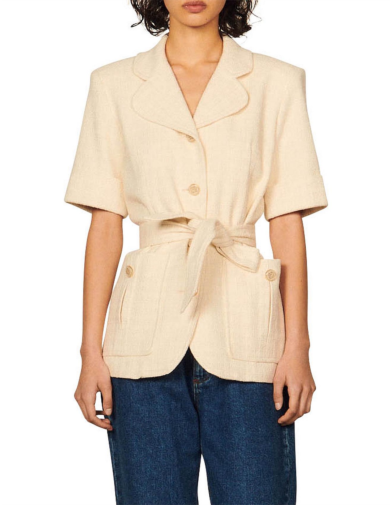 新品ハーリップトゥ ジャケットParis Short Sleeve Blazer 新品ハーリップトゥ ジャケットParis Short Sleeve Blazer Short