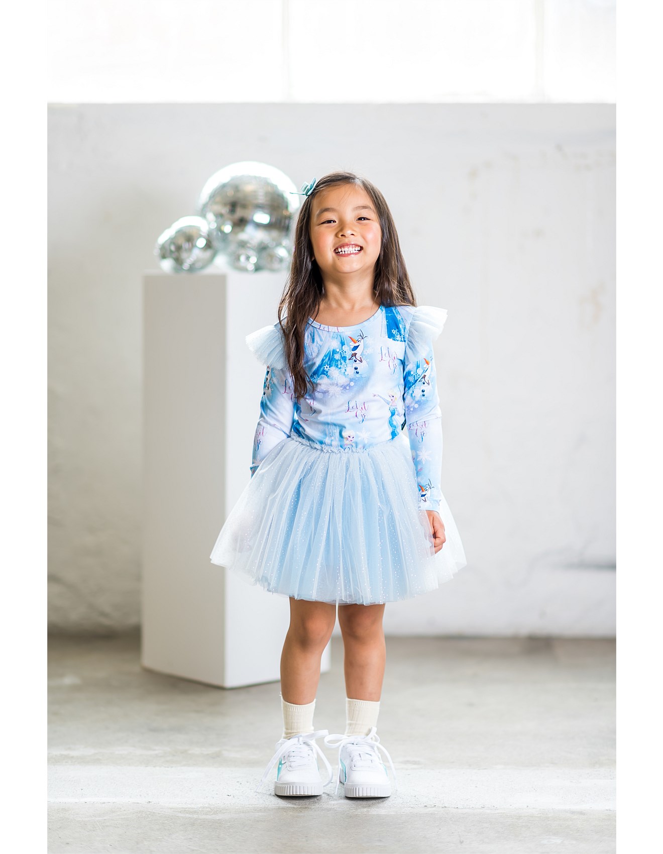 Tutu Rock Your Kid Elsa Dress Little Once Elsa Cotton Dress Frozen