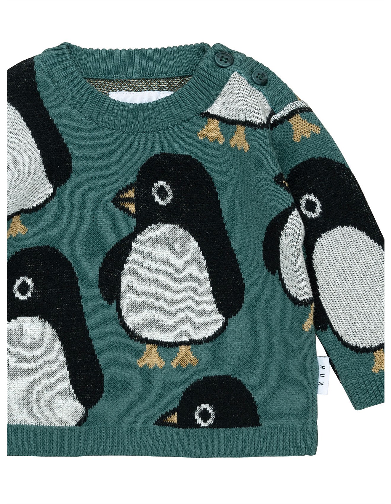 Huxkid Penguin Knit Jumper (boys 3-8) David Jones
