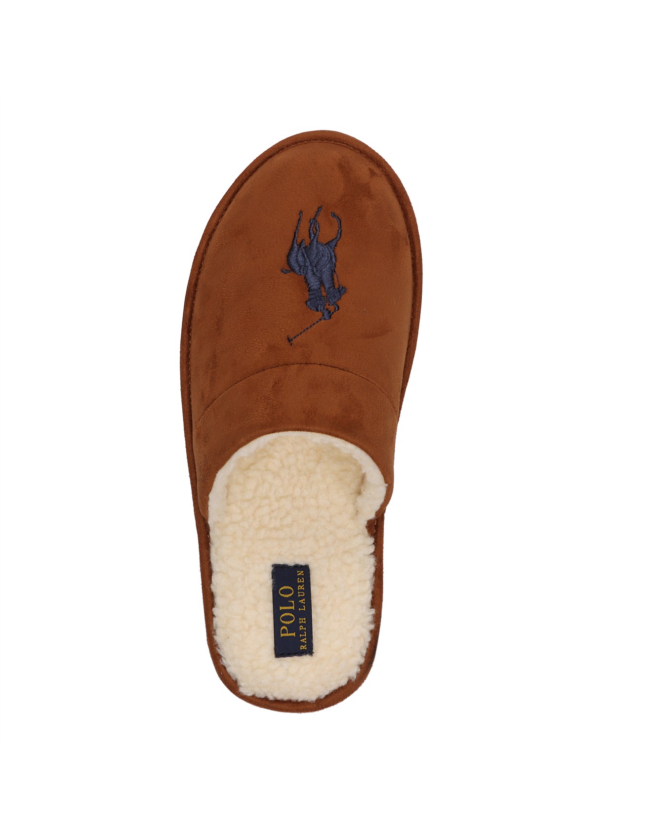 klarence microsuede scuff slipper