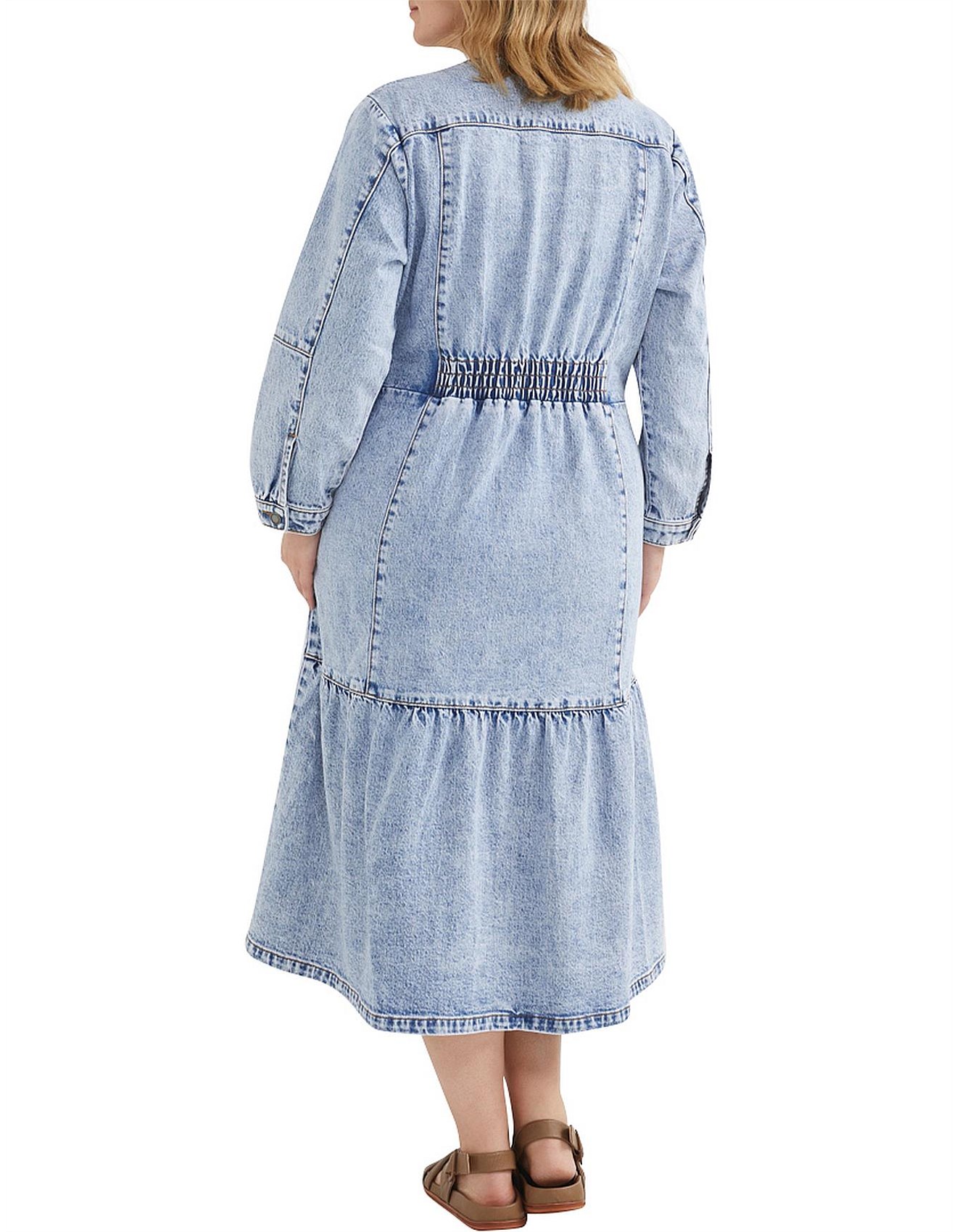 Commonry the Zip Front Denim Dress | David Jones