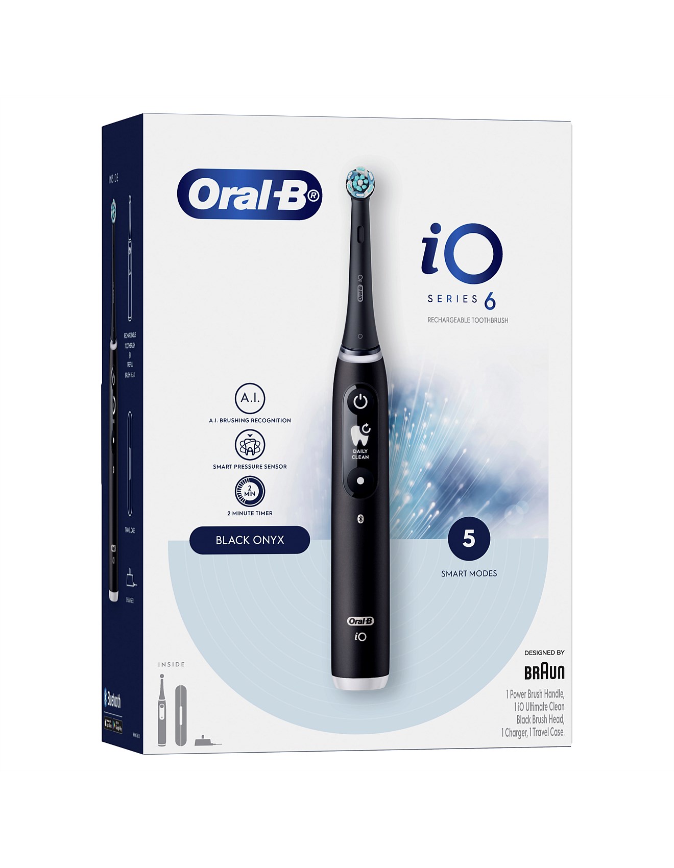 Oral-b Io 6 Series Electric Toothbrush -Black | David Jones