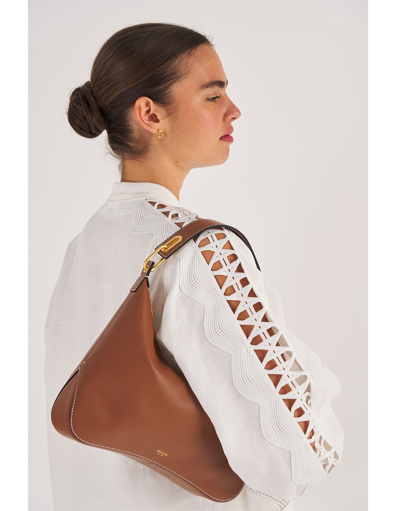 David Jones Oroton Ladies Handbags Saddle Bag David Jones Oroton