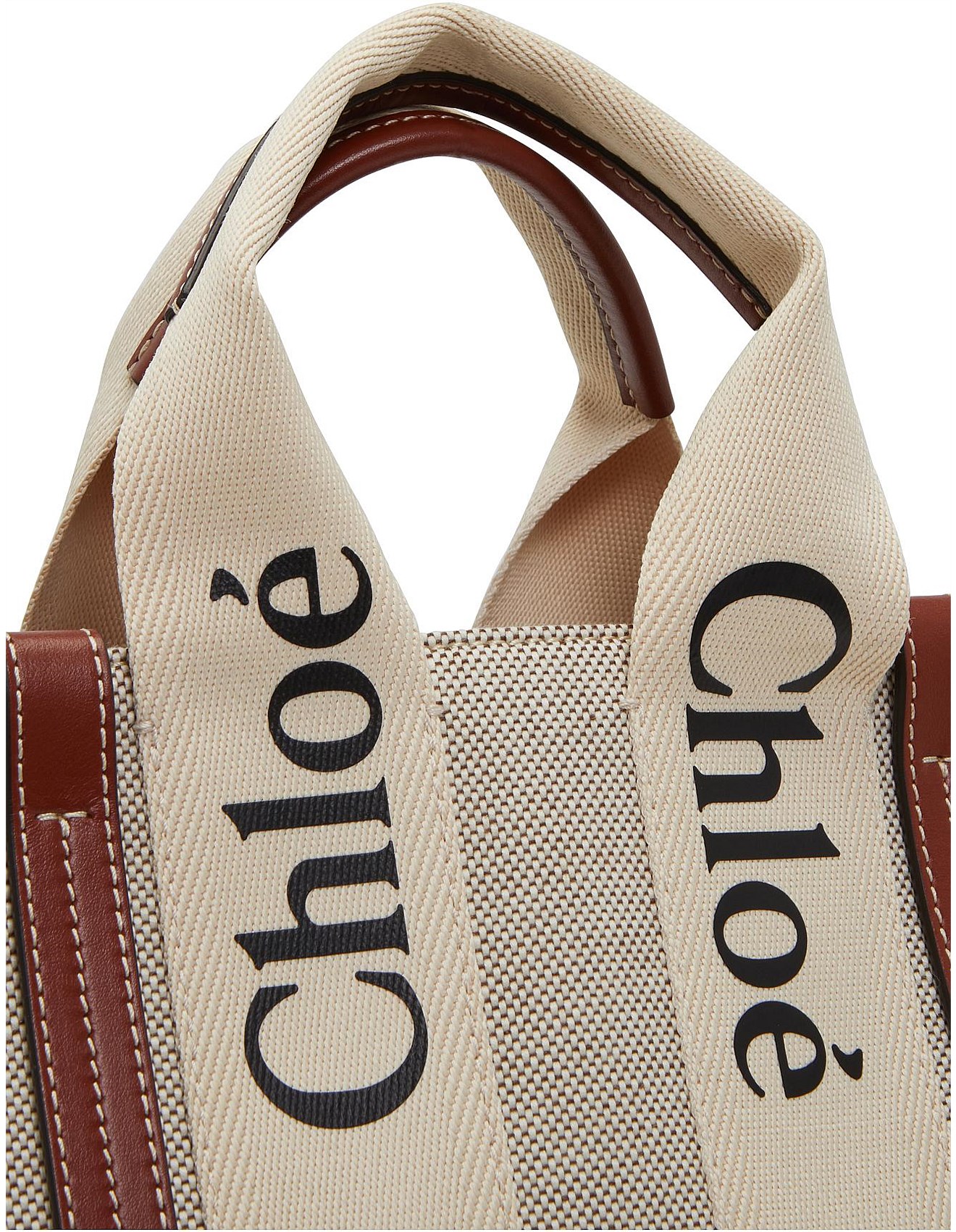 ゆきんこ 限定Chloé woody small tote with st ゆきんこ 限定Chloé woody small tote with st Chloé Mini Woody Logo
