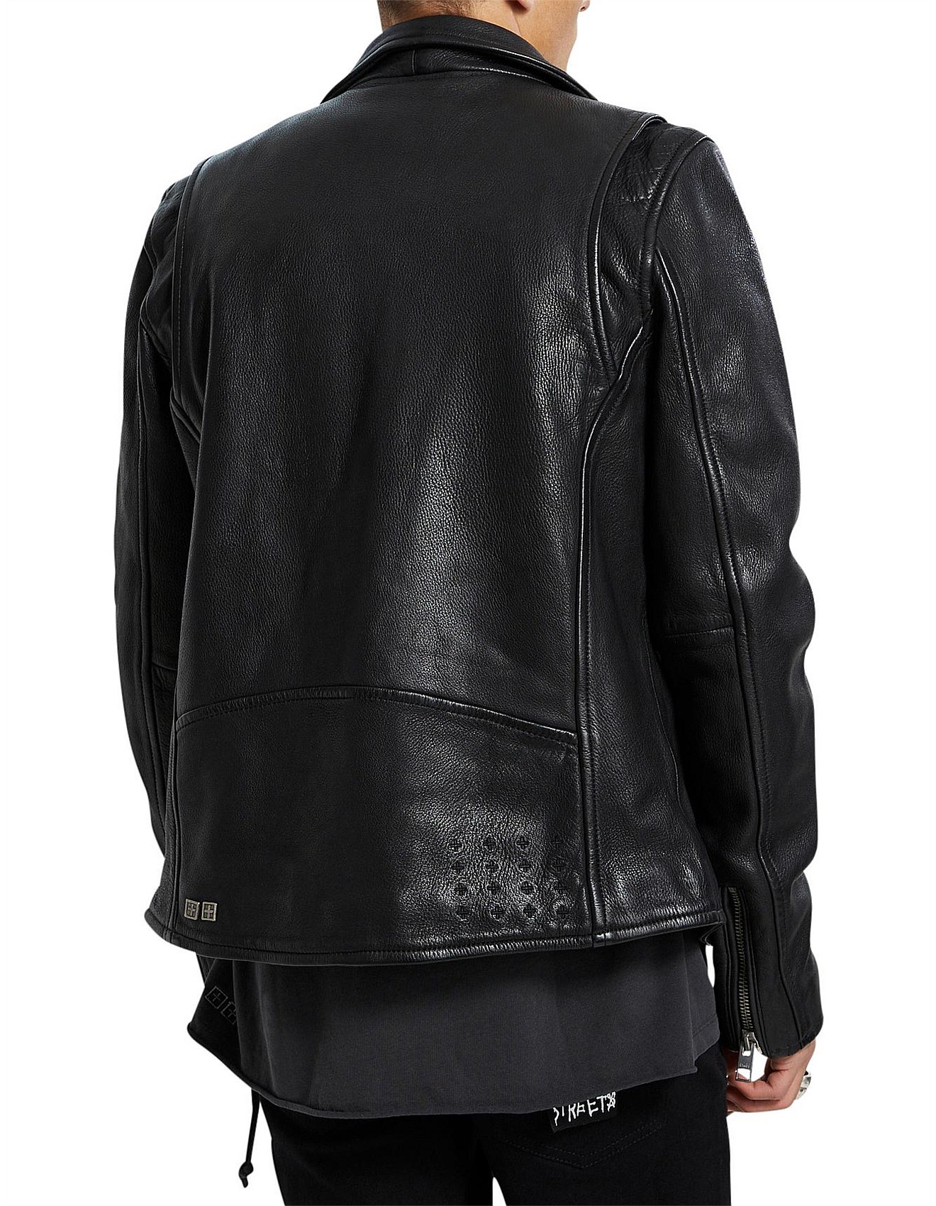 Ksubi Capitol Leather Jacket Black | David Jones