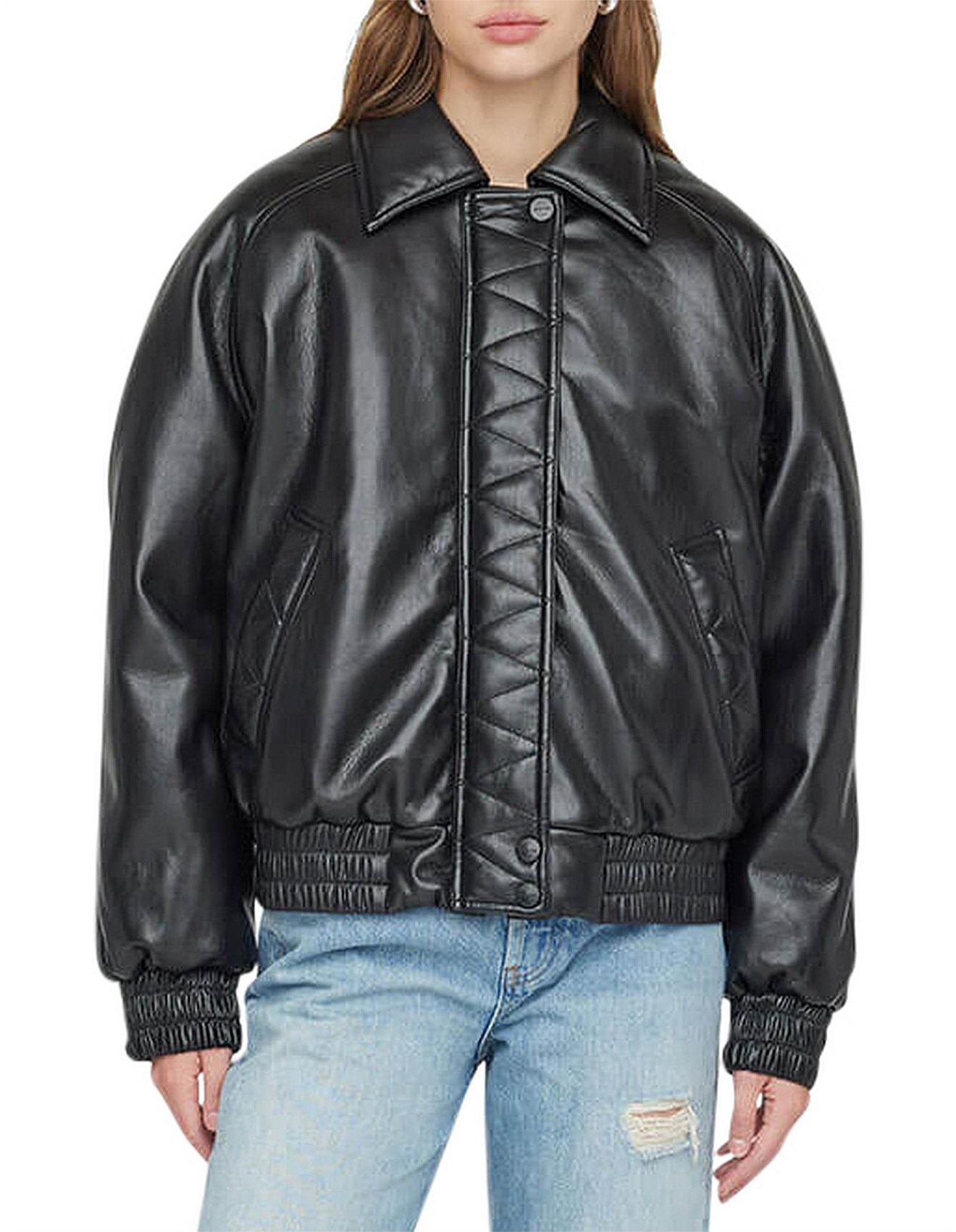 Anine Bing Zora Jacket Black | David Jones