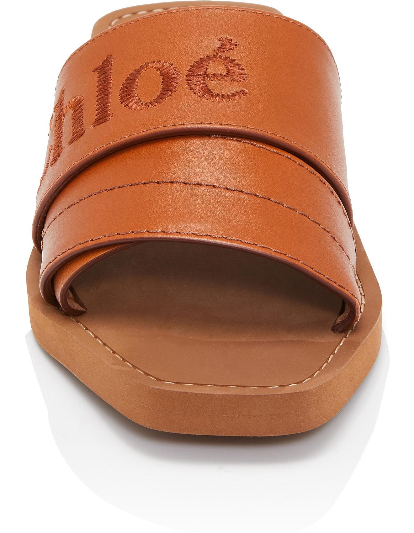 Grove Brown Chloe Woody Slides Chloe Woody Sandals Brown