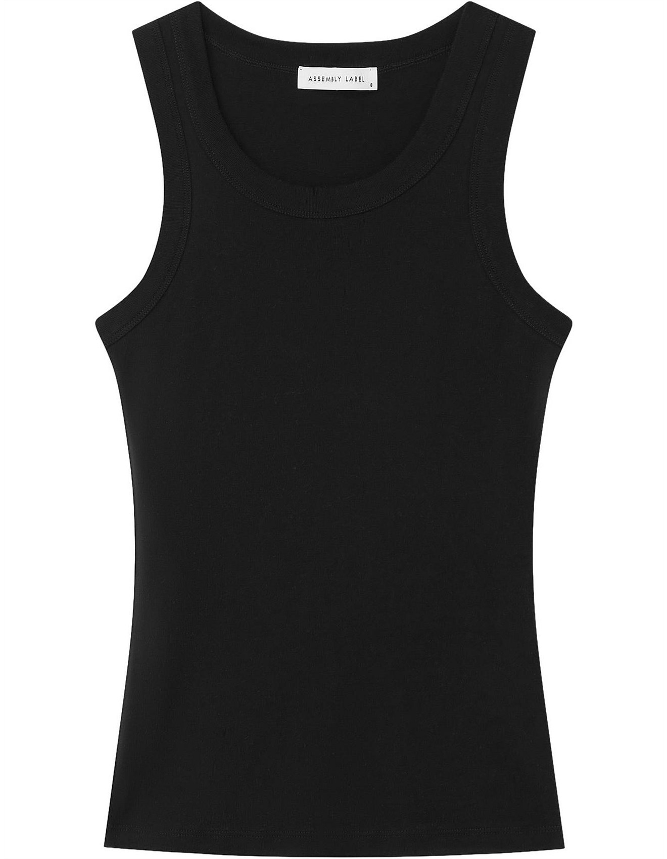 Assembly Label Organic Cotton Rib Tank | David Jones