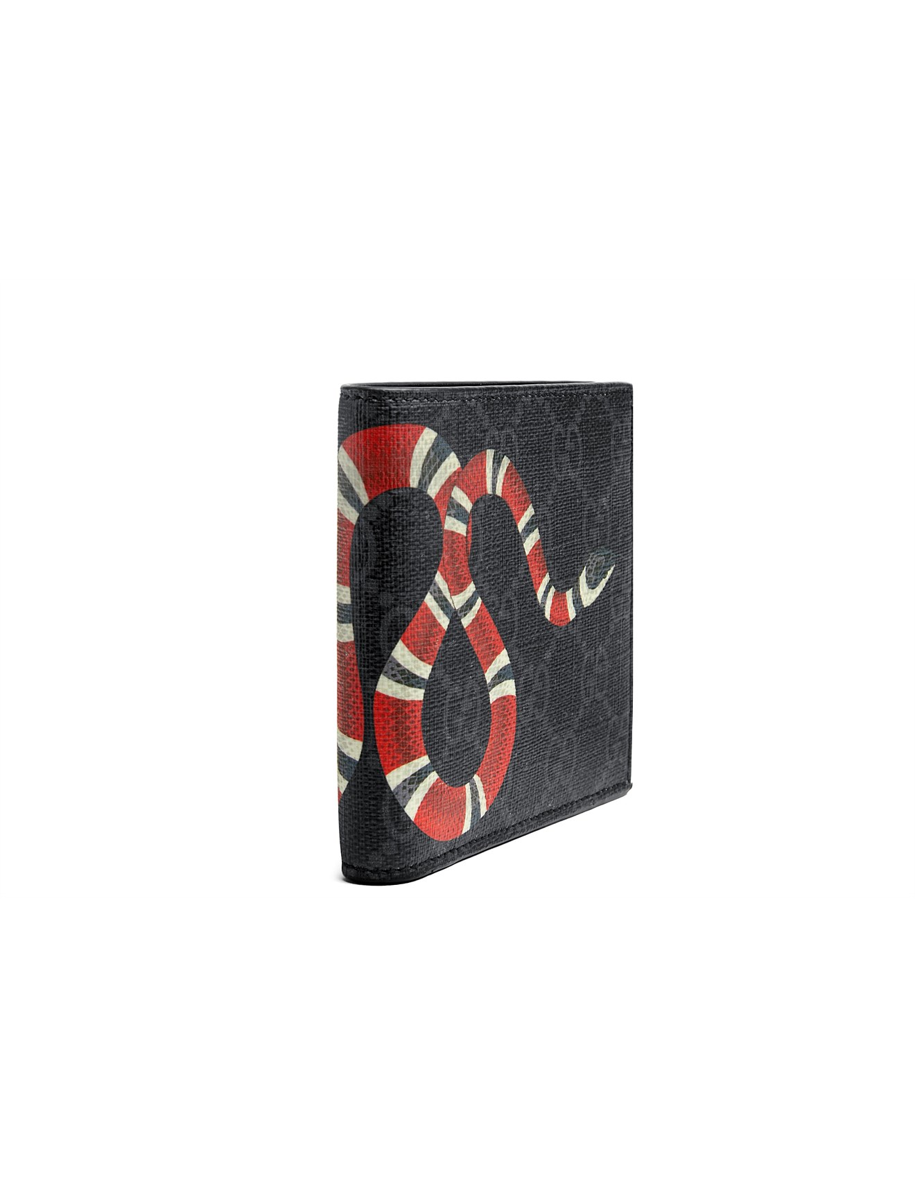 Gucci Kingsnake Print Gg Supreme Wallet David Jones