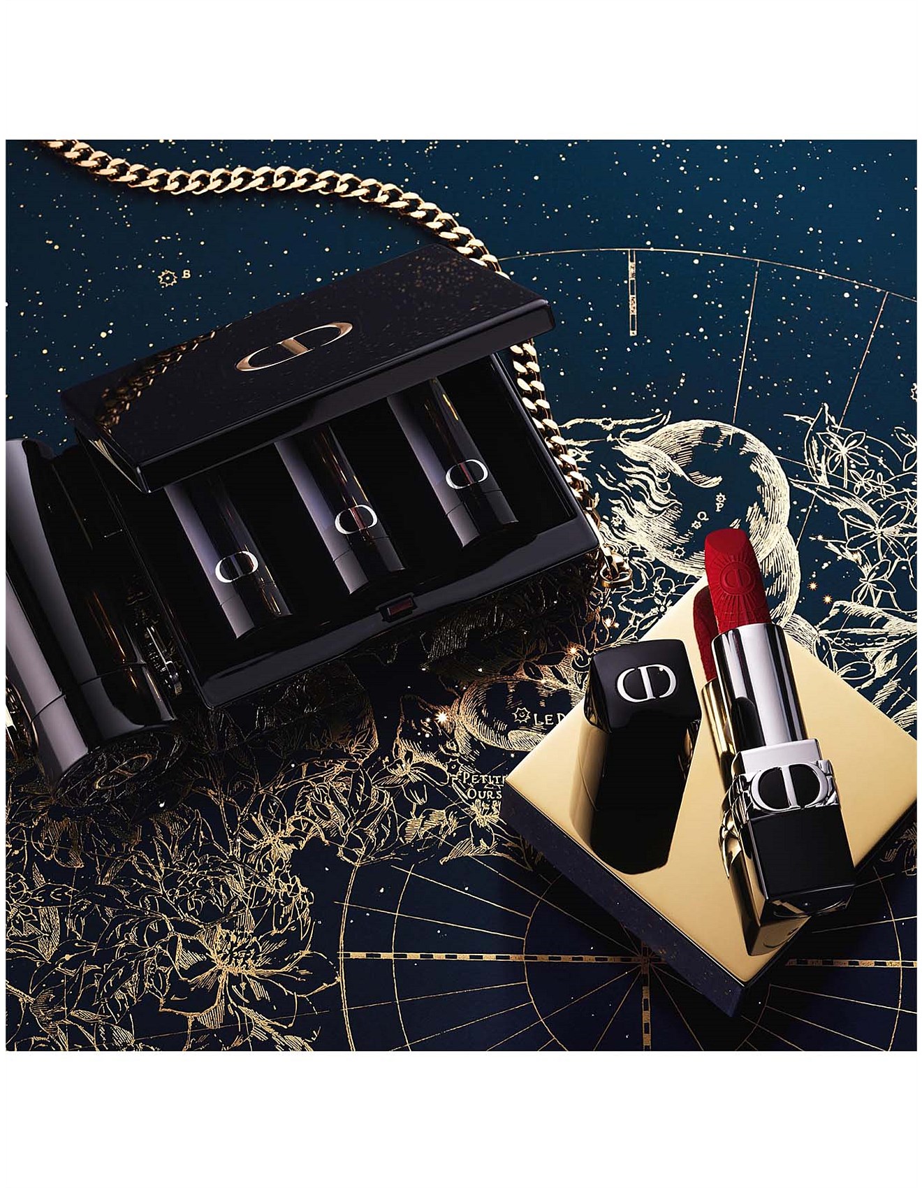 口紅 Dior Holiday Set Dior Rouge Dior Coffret Limited Holiday Edition | David Jones