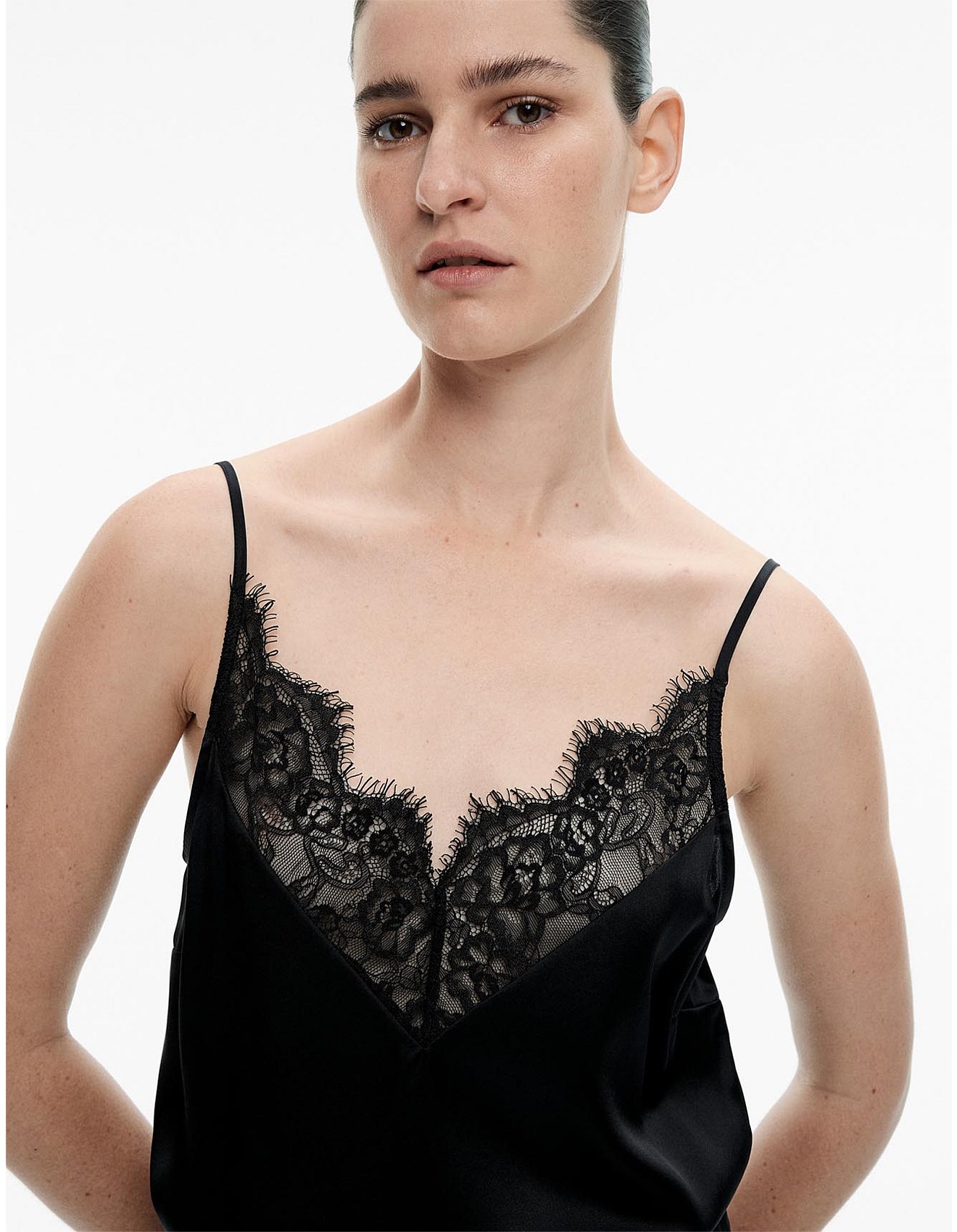 Witchery Silk Satin Lace Camisole | David Jones