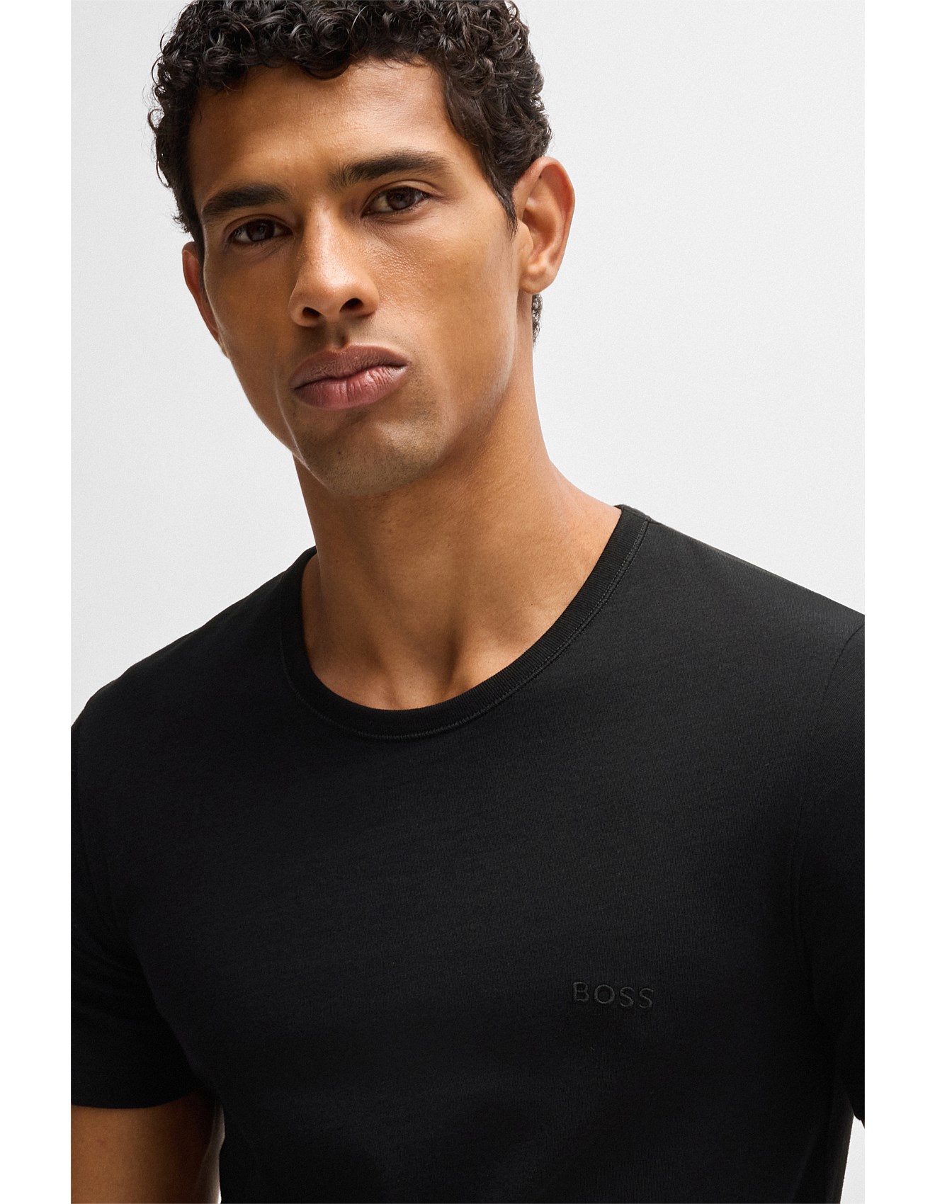 Boss Mens 3-pack Crew Neck Cotton Jersey T-shirts For Sale BOSS