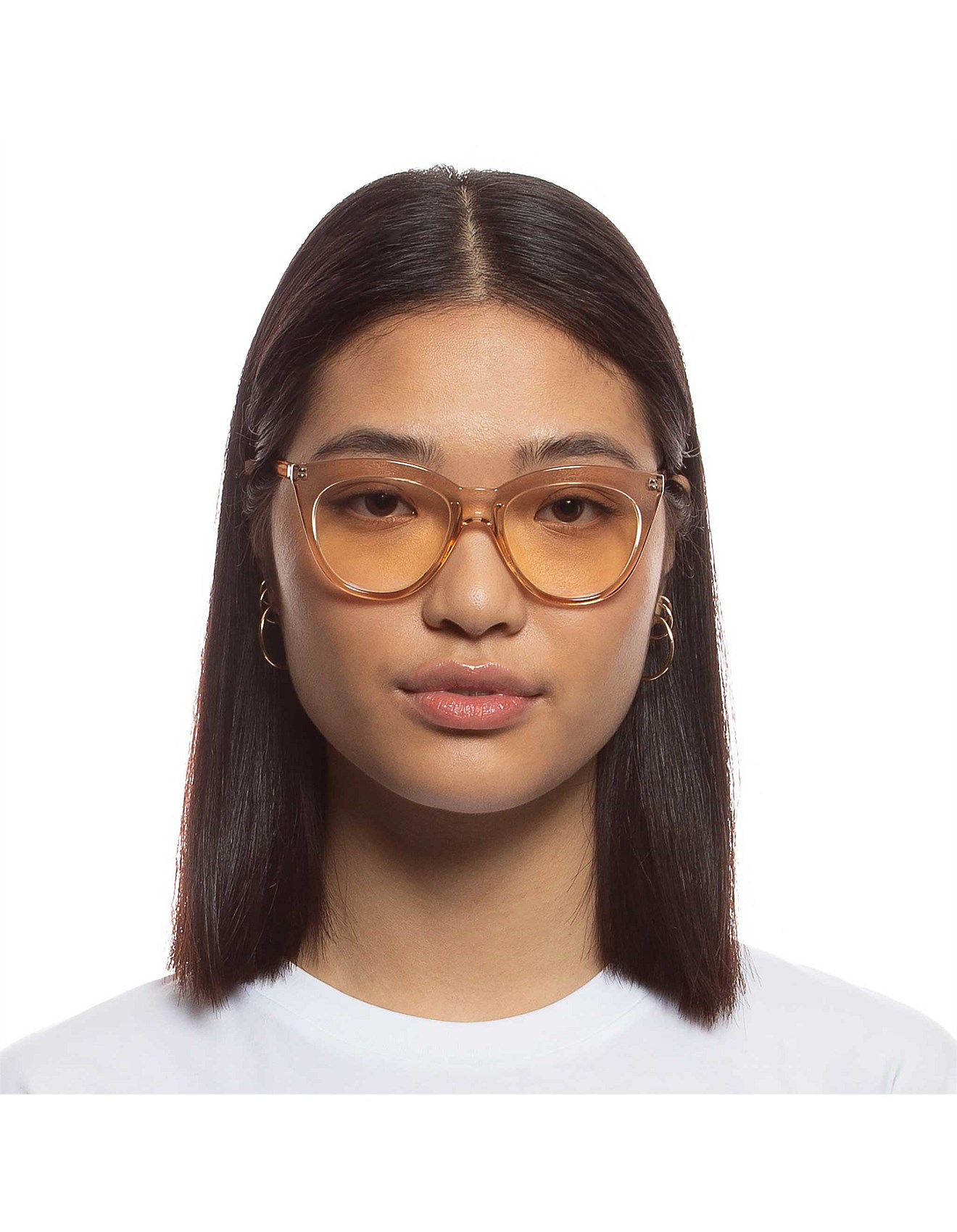 Le Specs Halfmoon Magic Tan Cat-eye Sunglasses David Jones