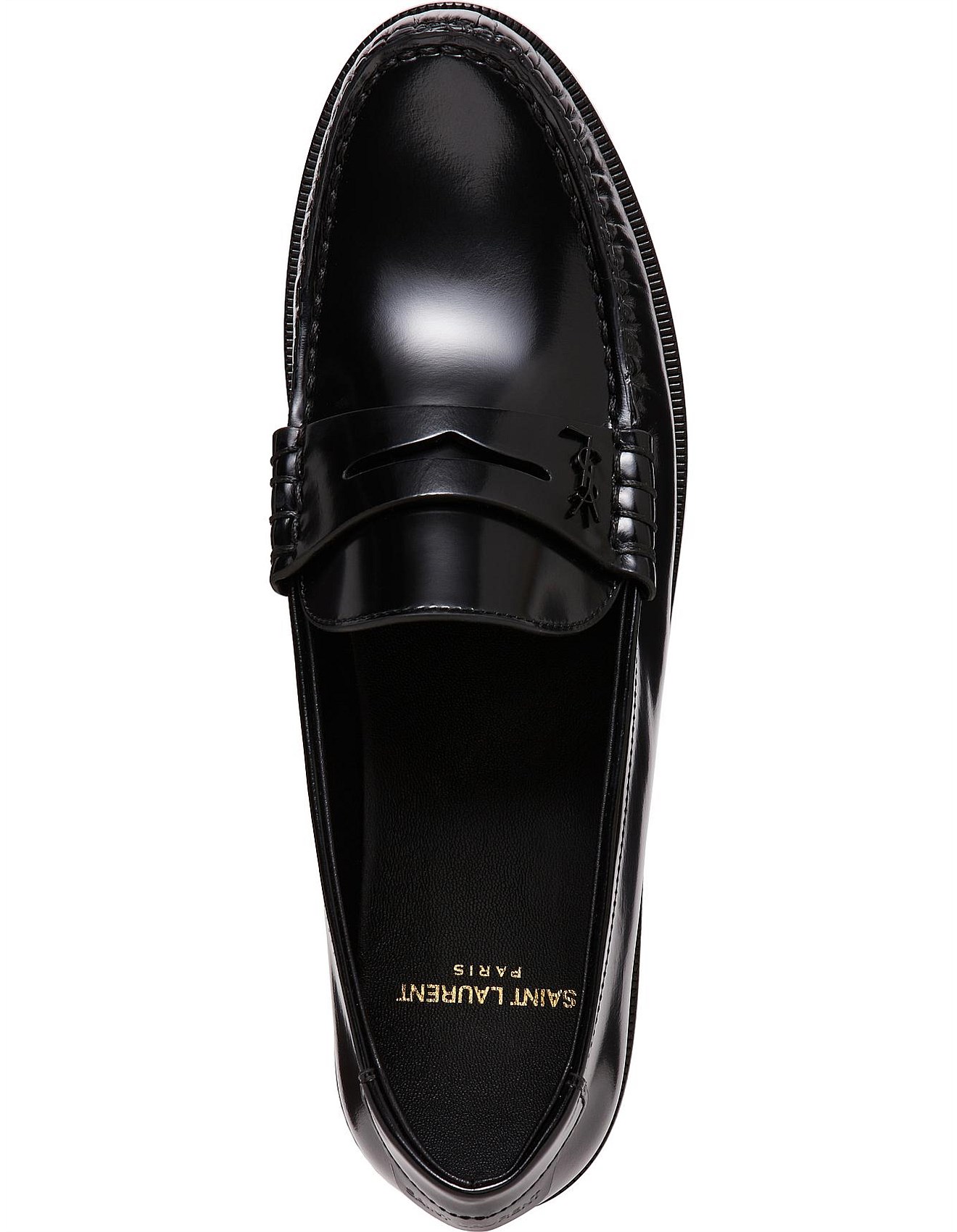 Saint Laurent Le Loafer 15 Mocassin Shiny Leather Slip-on David