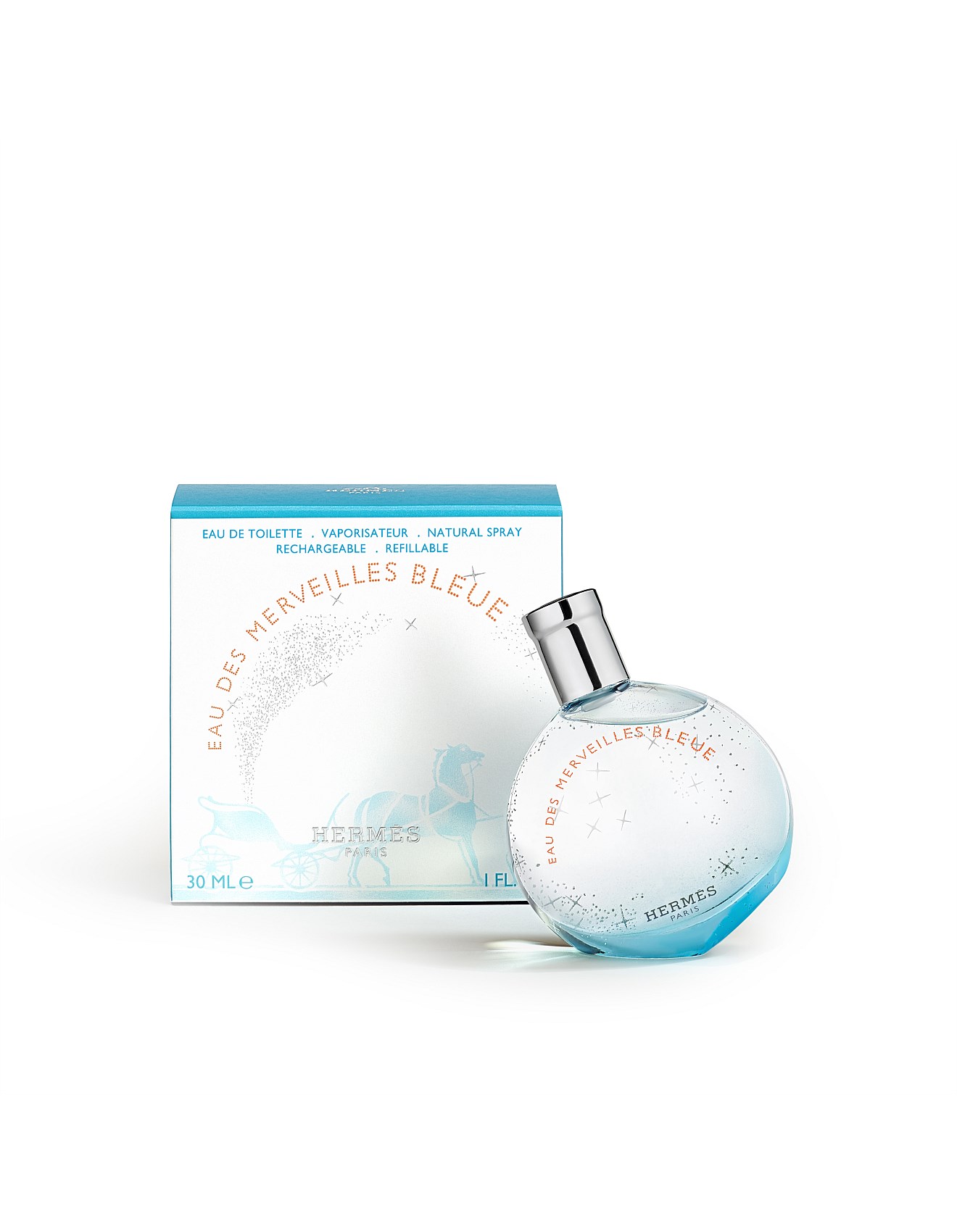 美品　HERMÈS 　eau des merveilles bleue 香水 Celes (セレス) | Hermes - Eau des Merveilles Bleue(エルメス