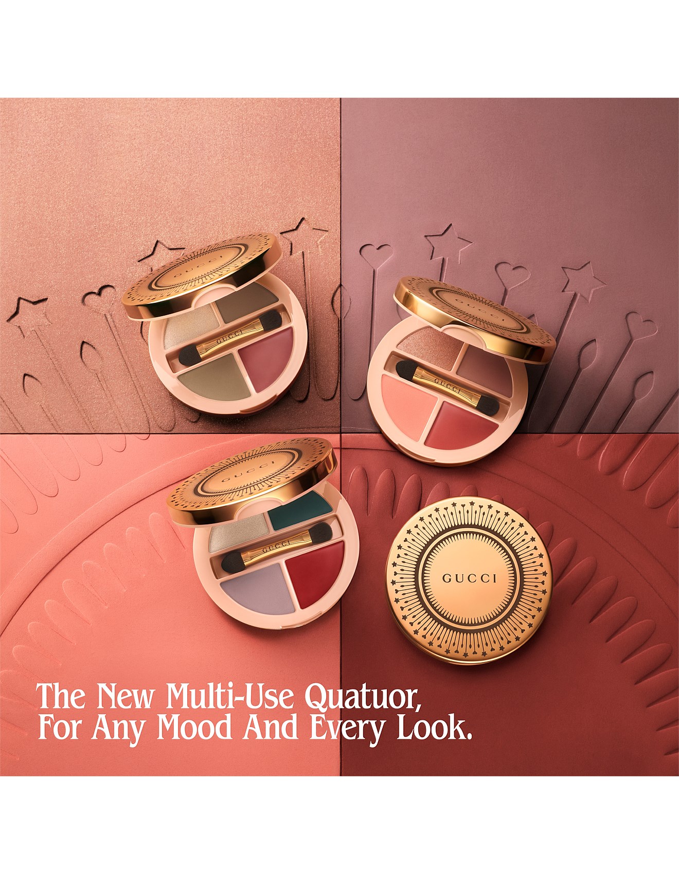 【GUCCI】PALETTE BEAUTE DES YEUX 02 Gucci Palette Beauté Des Yeux, Floral Case Eyeshadow Limited