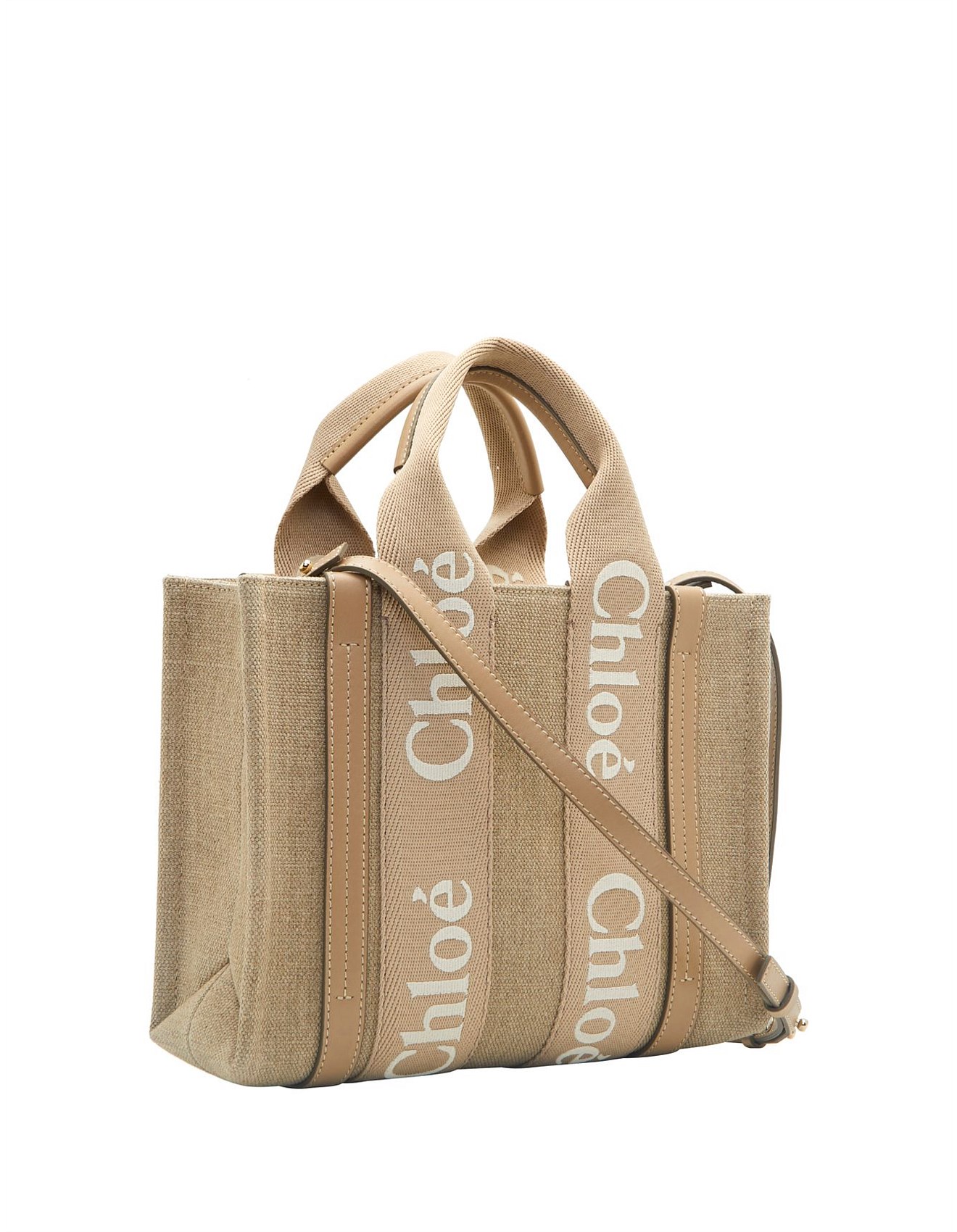 Chloé Small Woody Logo Tote Bag David Jones