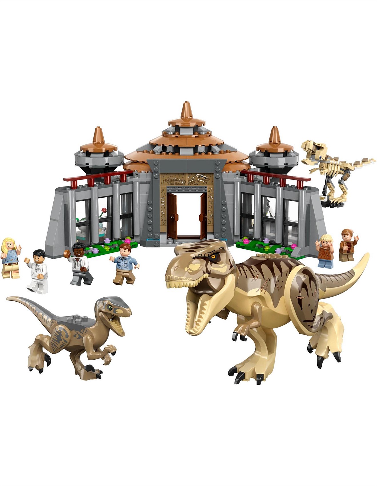 Lego Jurassic World Visitor Center: Rex Raptor Attack 76961