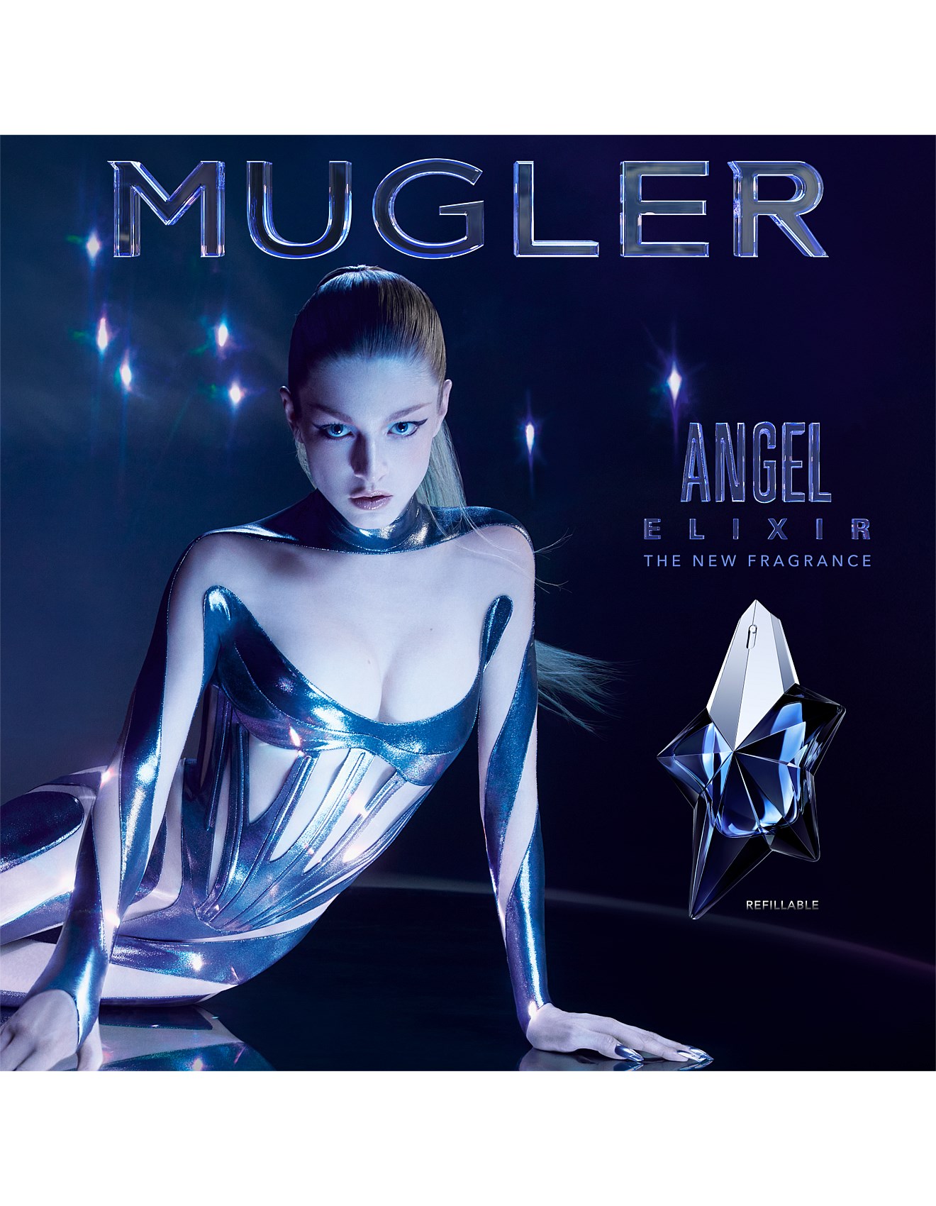 Mugler Perfume Refillable Angel Perfume Bottle Angel Elixir Angel