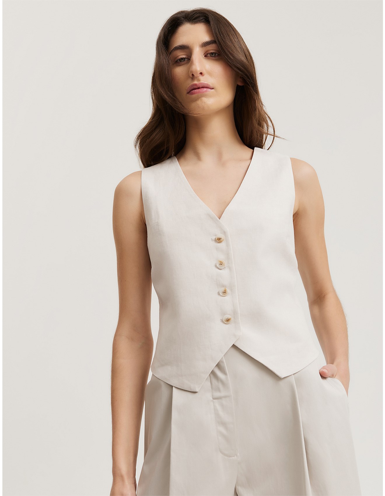 トップス S.E.H KELLY VEST IRISH LINEN S.E.H KELLY VEST IRISH LINEN トップス S.E.H KELLY VEST IRISH LINEN