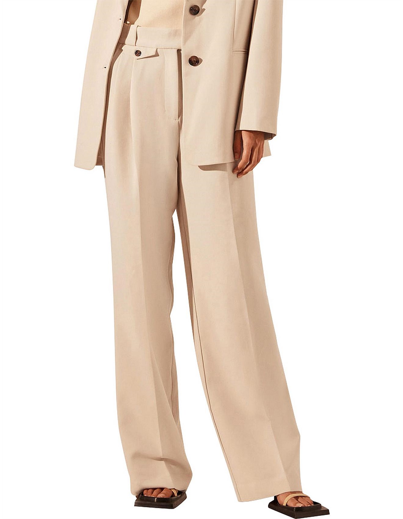 andmary Donna ribbon pants set up ②