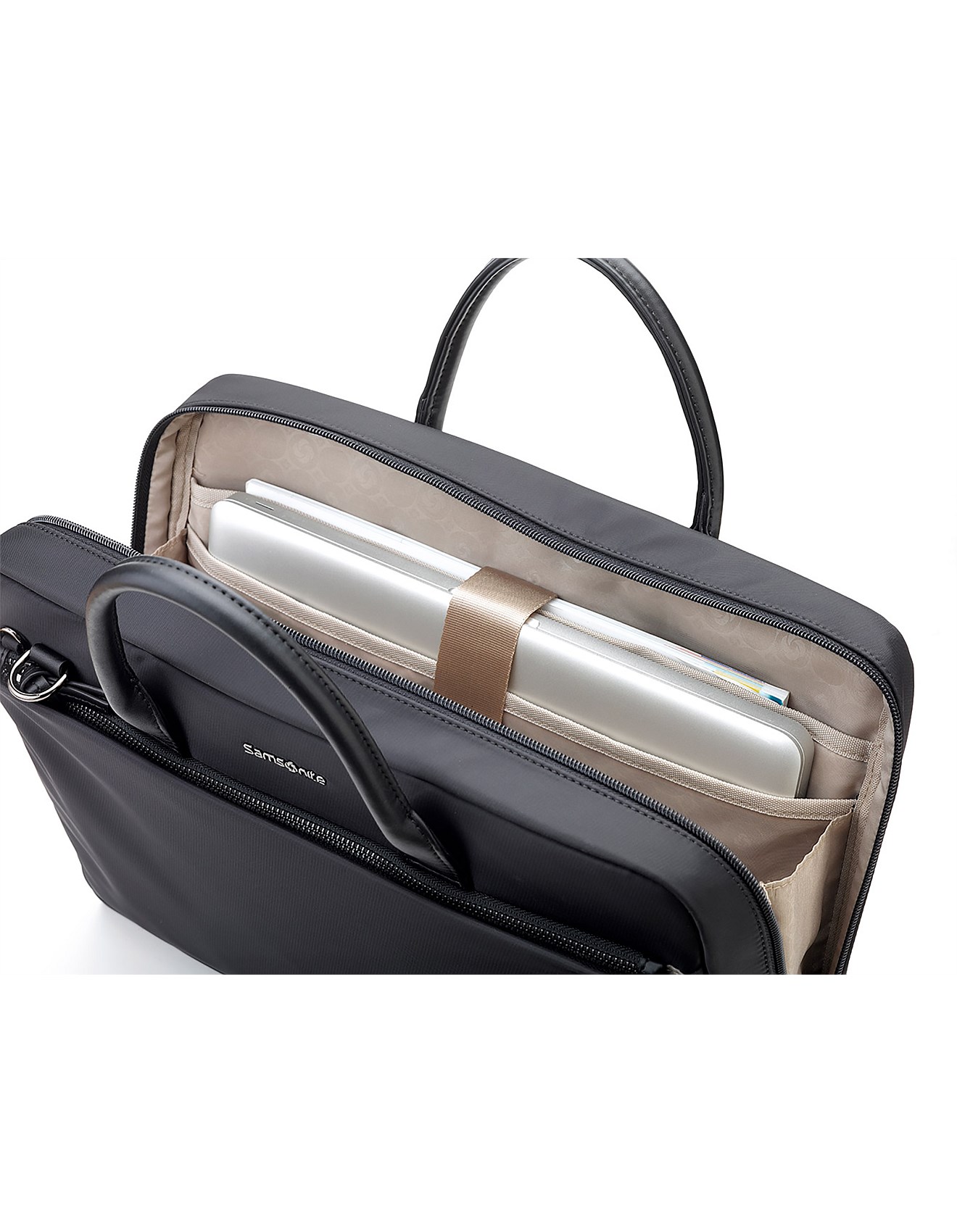 Samsonite Boulevard Slim Briefcase Black David Jones