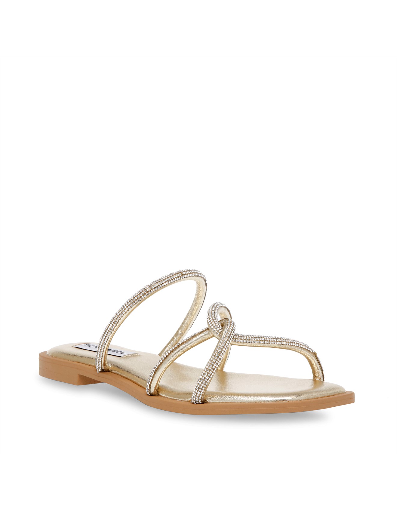 Steve Madden Nickel Rhinestone Sandals Nisha Steve Madden