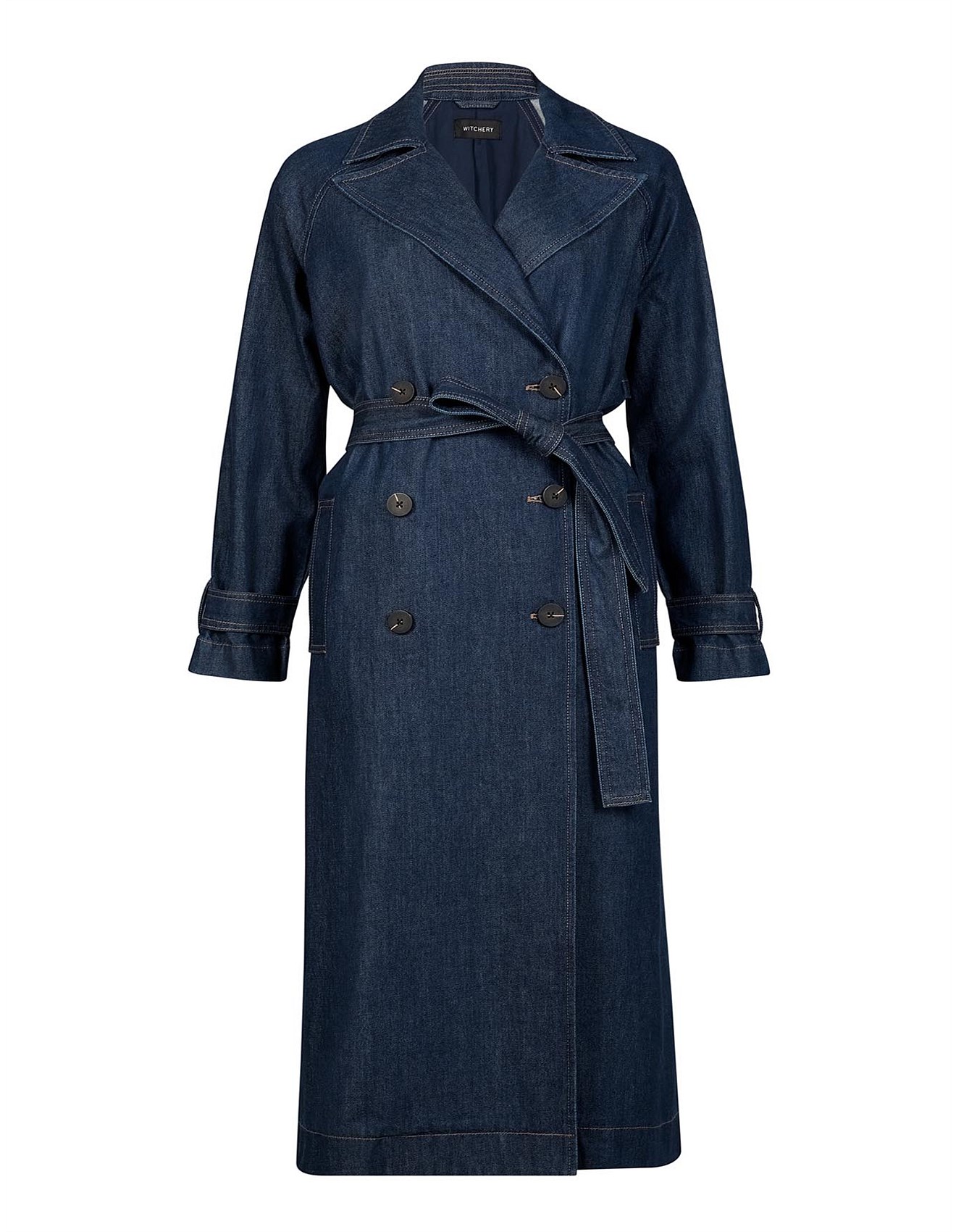 Witchery Denim Trench Coat | David Jones