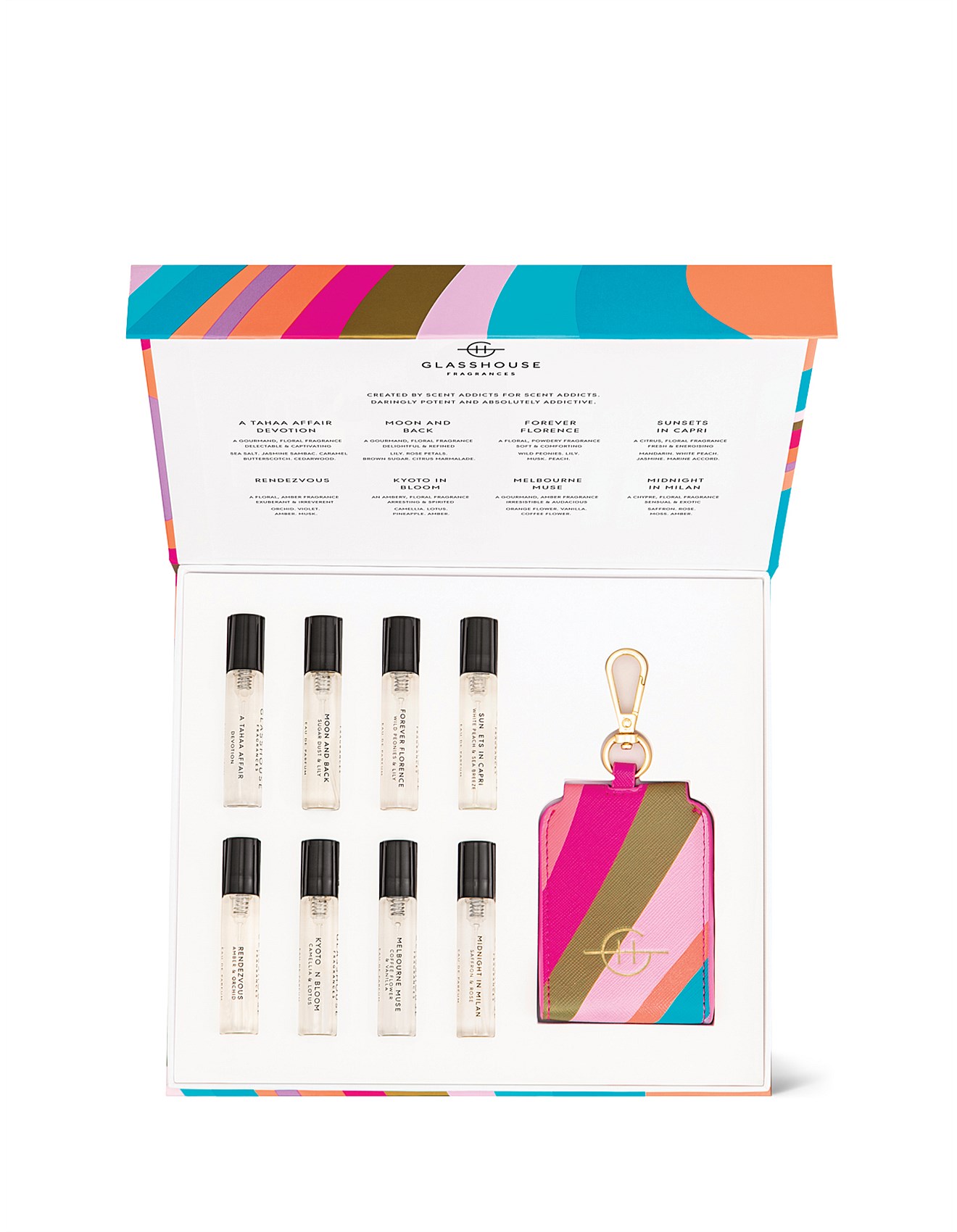 Glasshouse Fragrances Fragrance Library and Keyring Set David Jones