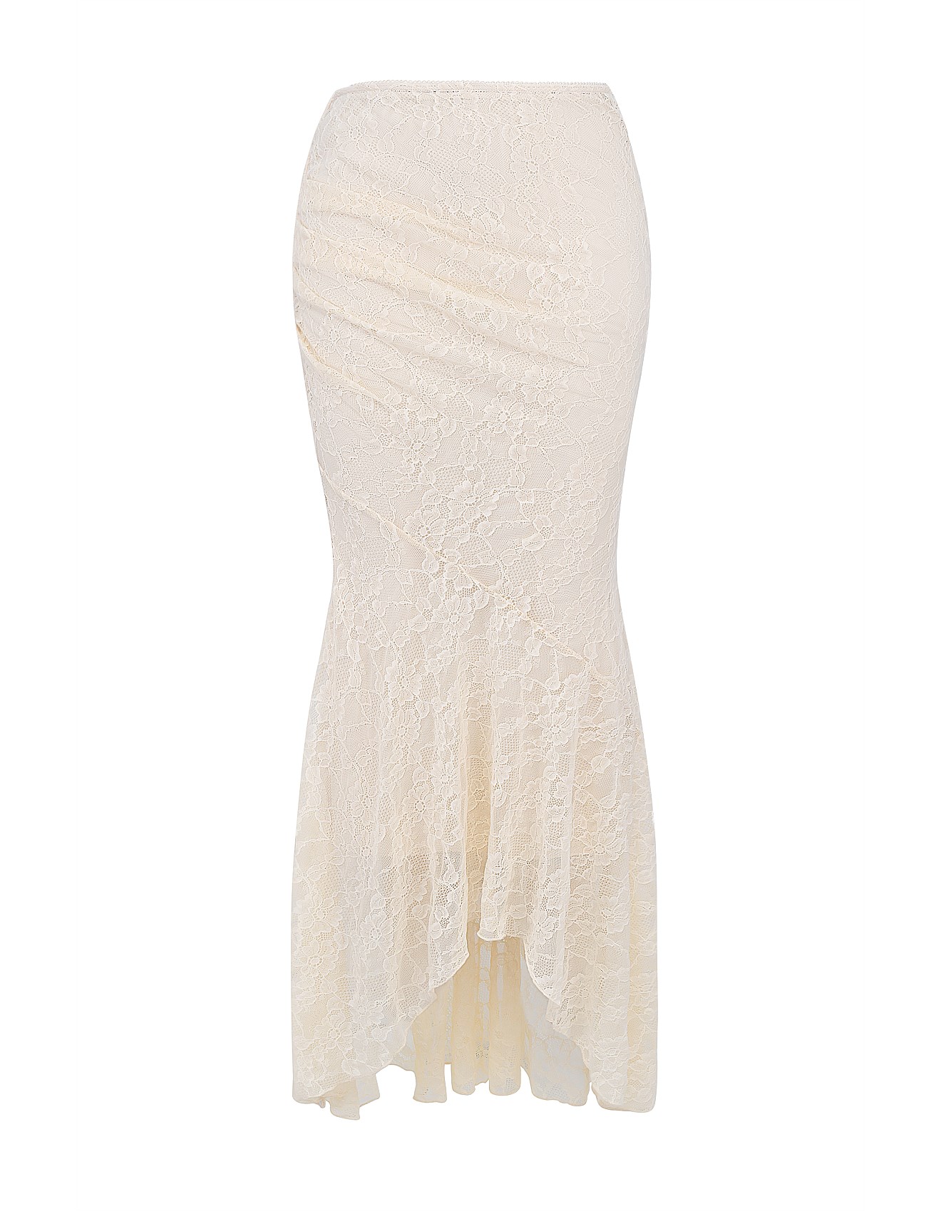 House Of Cb Therese Vintage Cream Lace Maxi Skirt David Jones