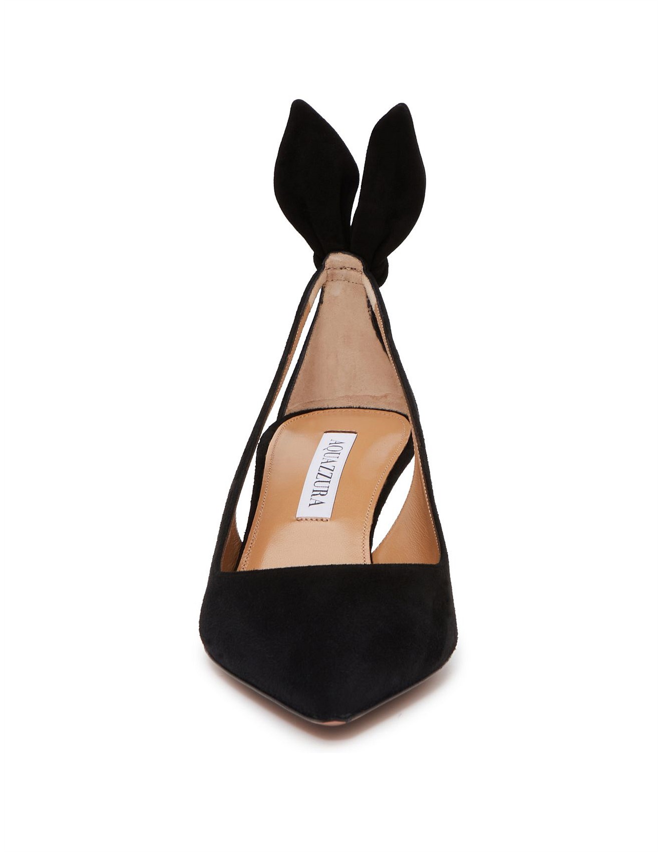 Aquazzura Bow Tie Suede Pump 50 David Jones