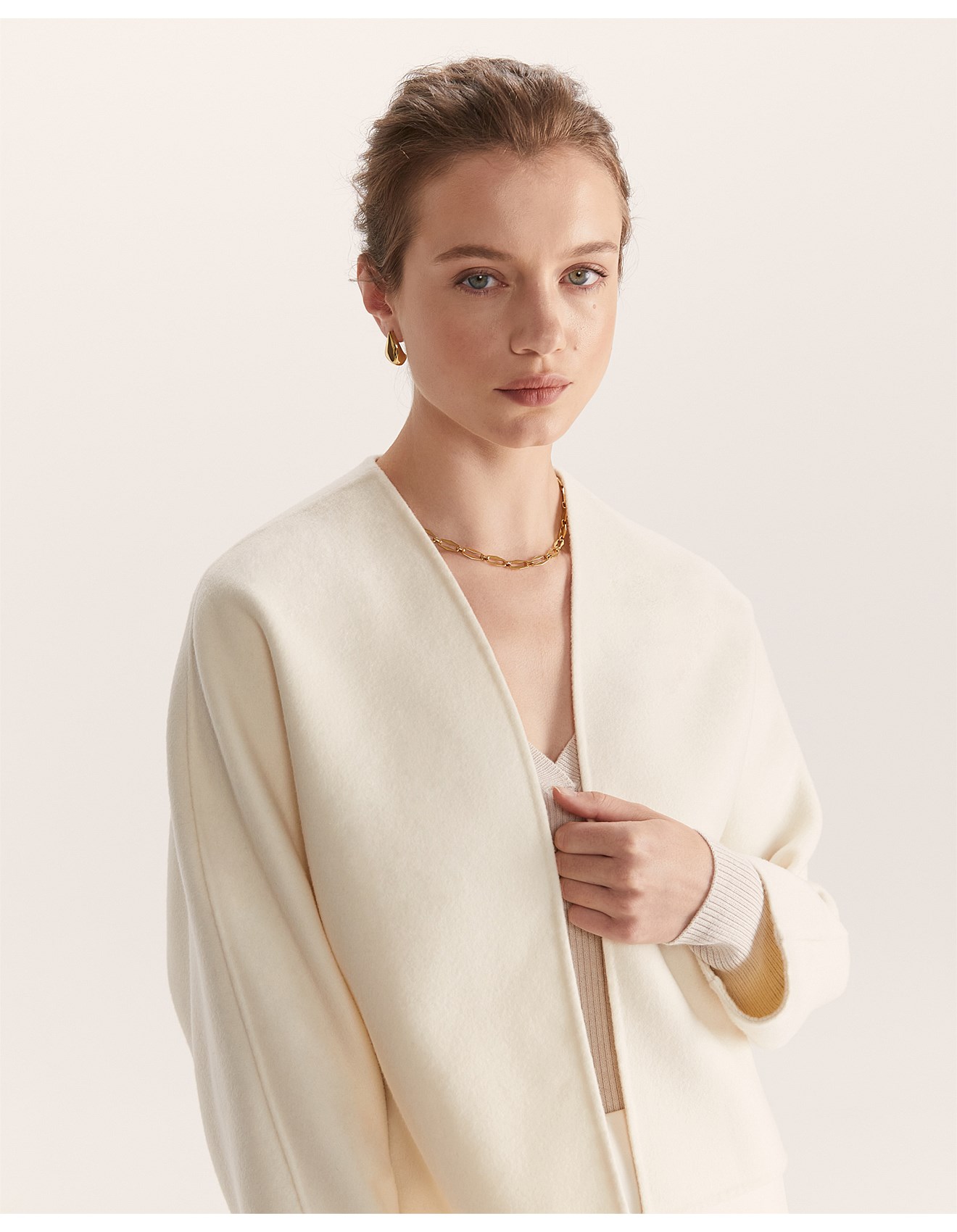 Venica ヴェニカ Juddy | Cocoon shape jacket 39 ファッション